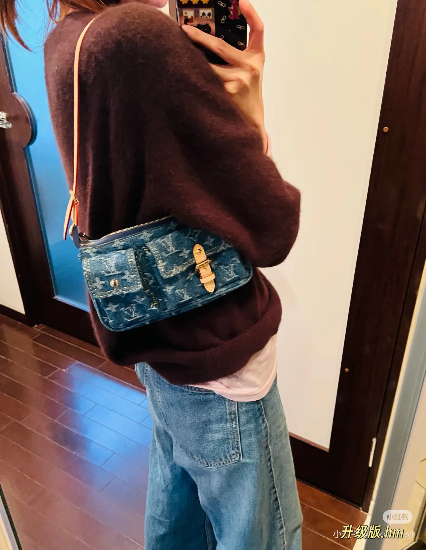 LV Denim Monogram Cargo Shoulder Bag D36518163
