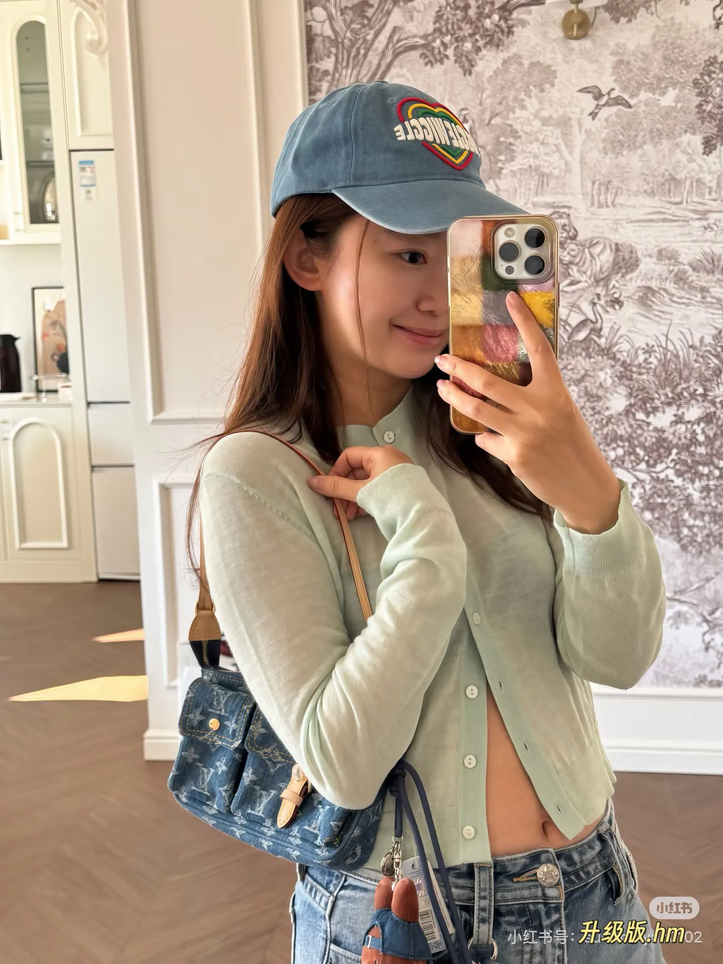 LV Denim Monogram Cargo Shoulder Bag D36518163 — view 3