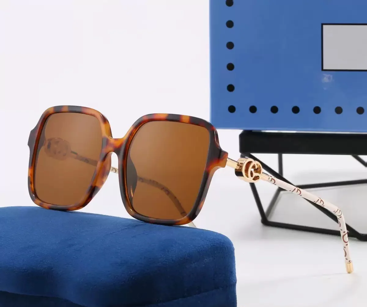 Gucci Leather-Trim Square-Frame Sunglasses D20018530 — view 9