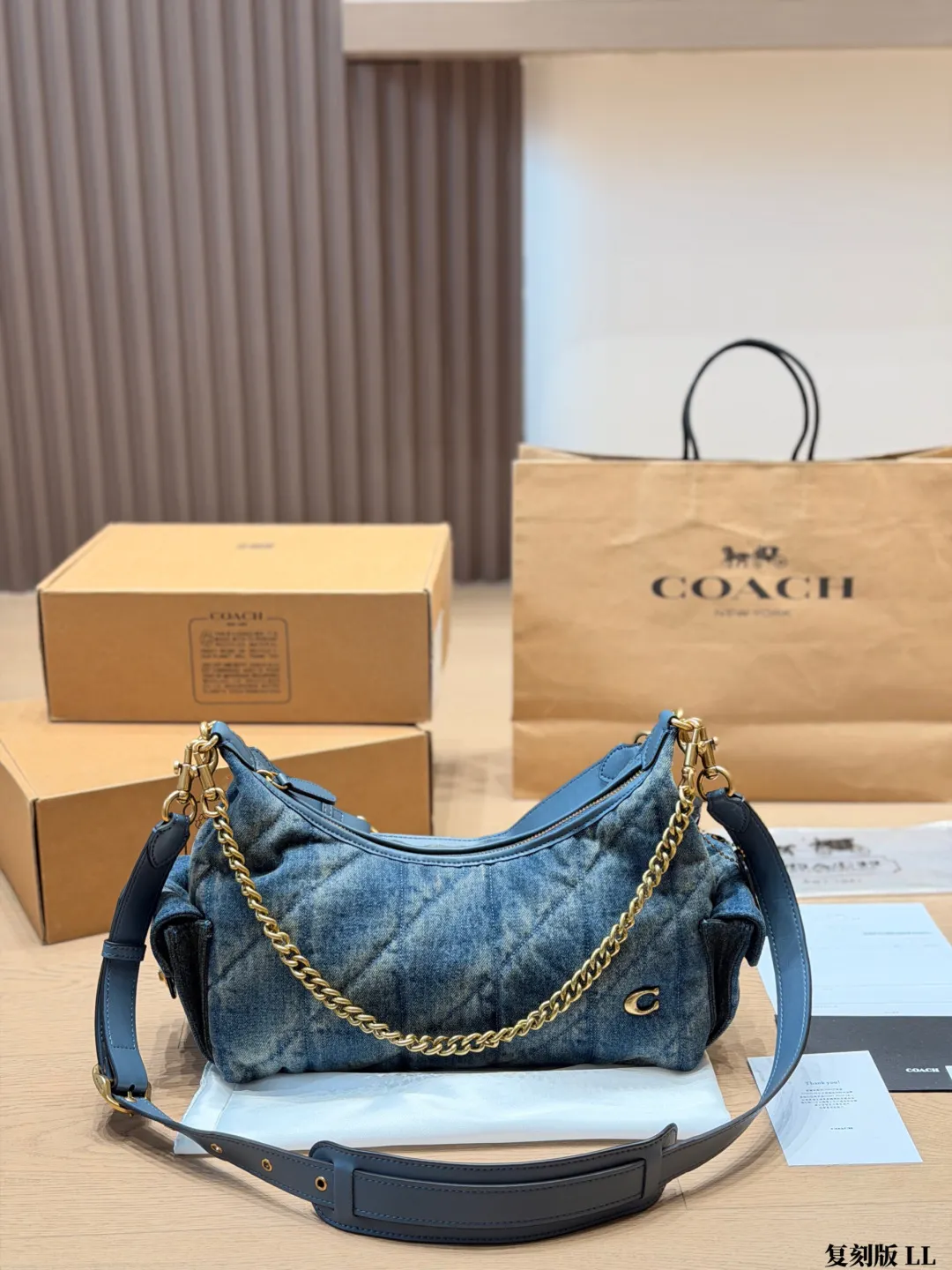 Coach Pocket Juliet 30 Quilted Shoulder Bag D36018197 — view 10
