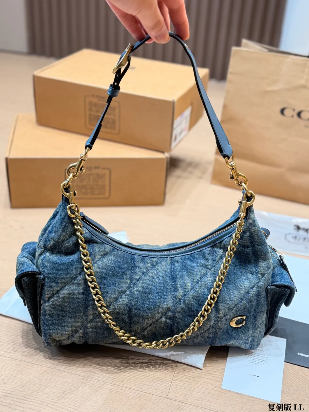 Coach Pocket Juliet 30 Quilted Shoulder Bag D36018197 — view 11