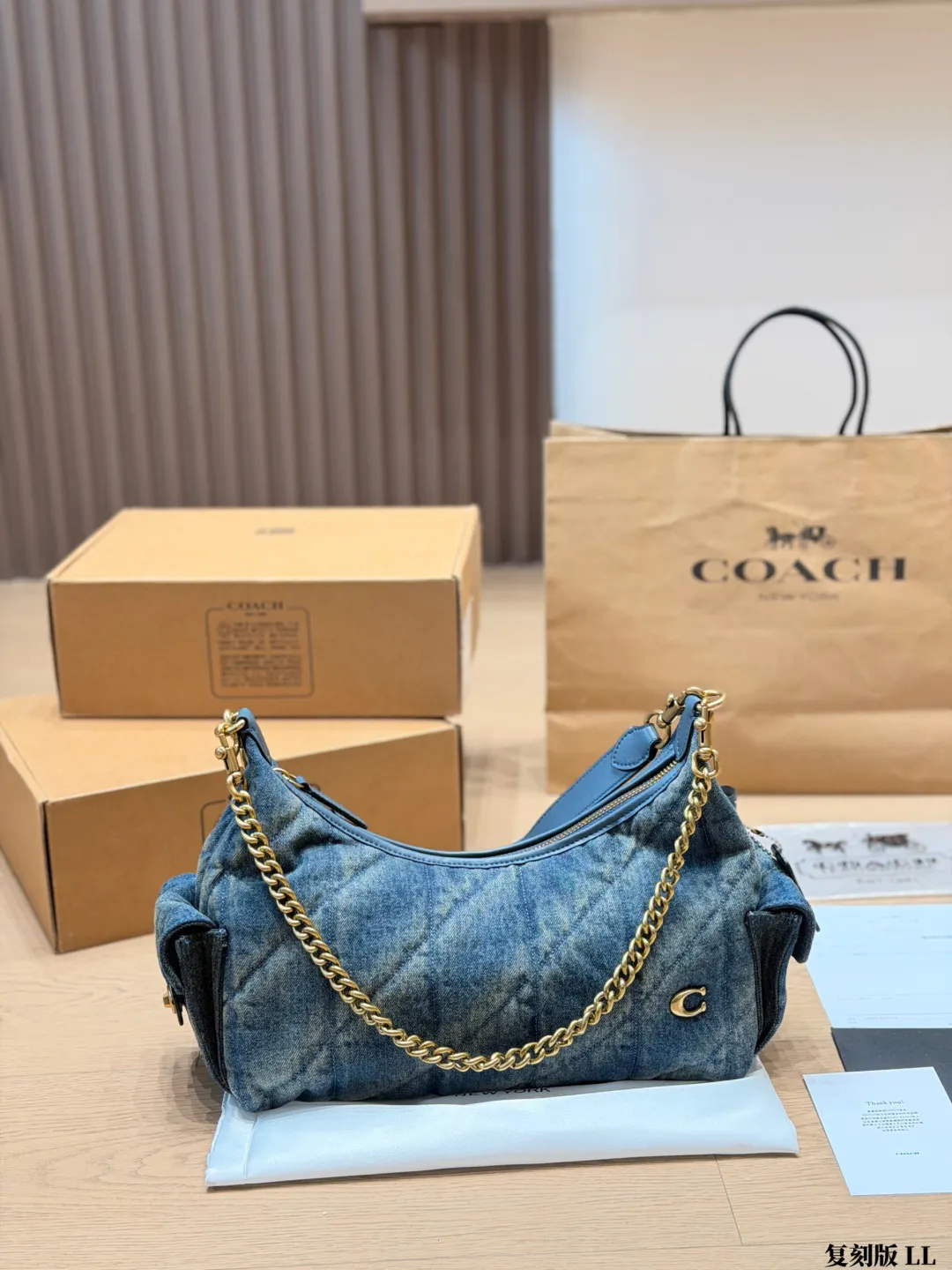 Coach Pocket Juliet 30 Quilted Shoulder Bag D36018197 — view 12