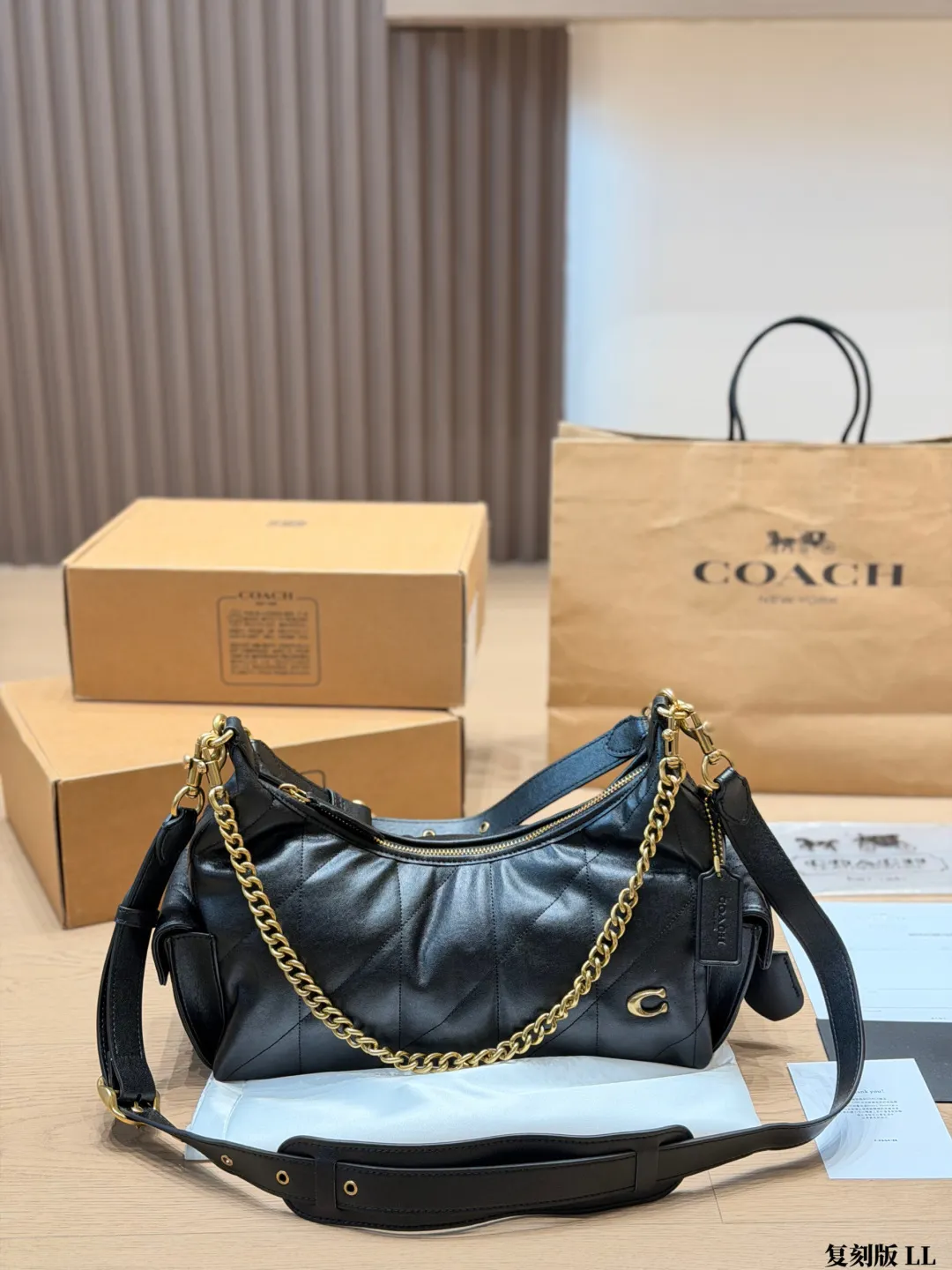 Coach Pocket Juliet 30 Quilted Shoulder Bag D36018197 — view 22
