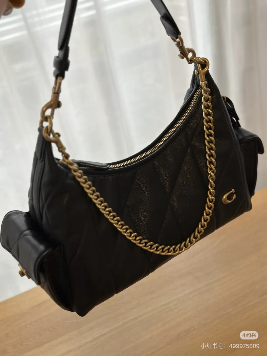 Coach Pocket Juliet 30 Quilted Shoulder Bag D36018198 — view 9