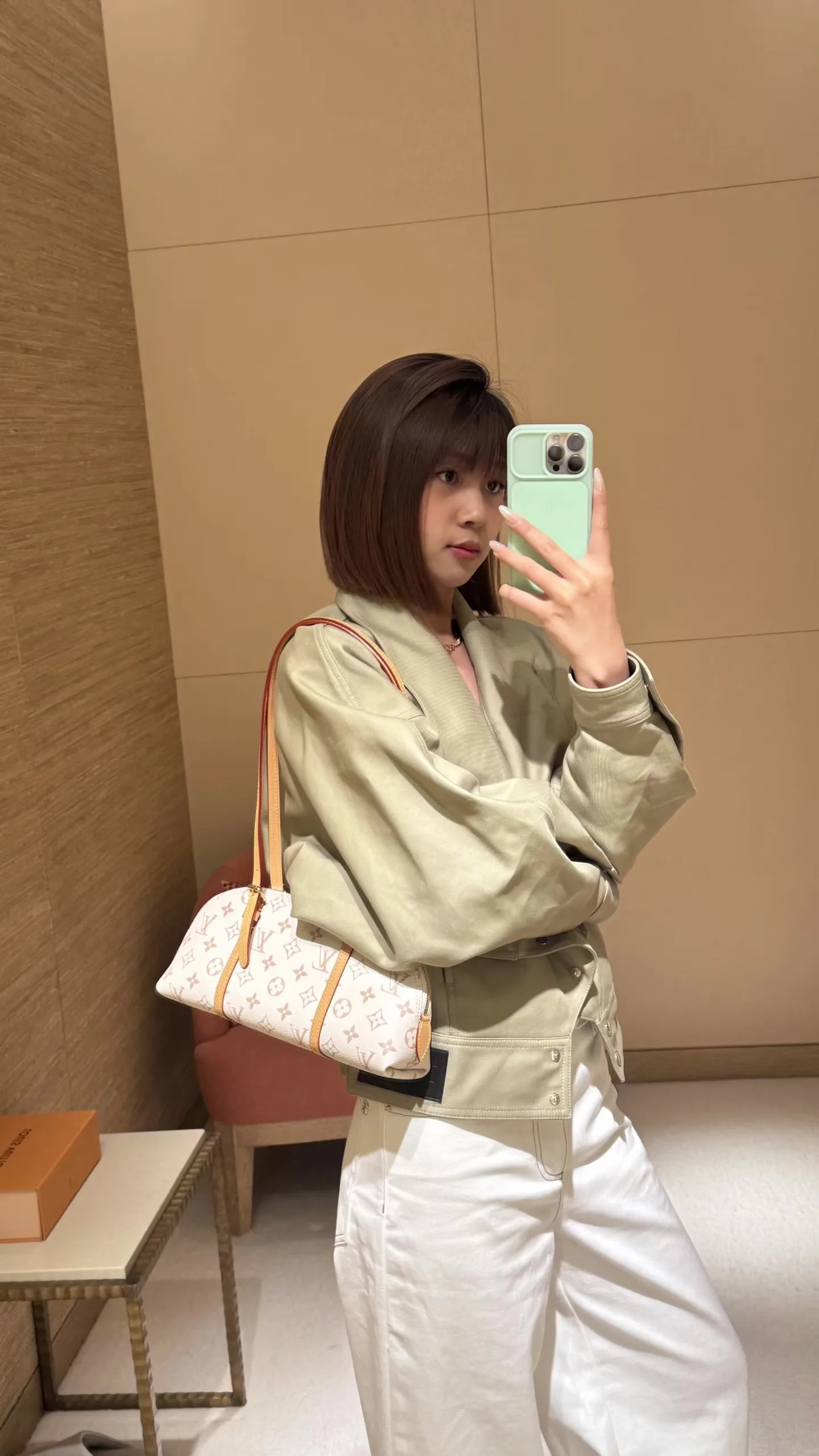 Monogram Coated Canvas Shoulder Bag D35518207 — view 3