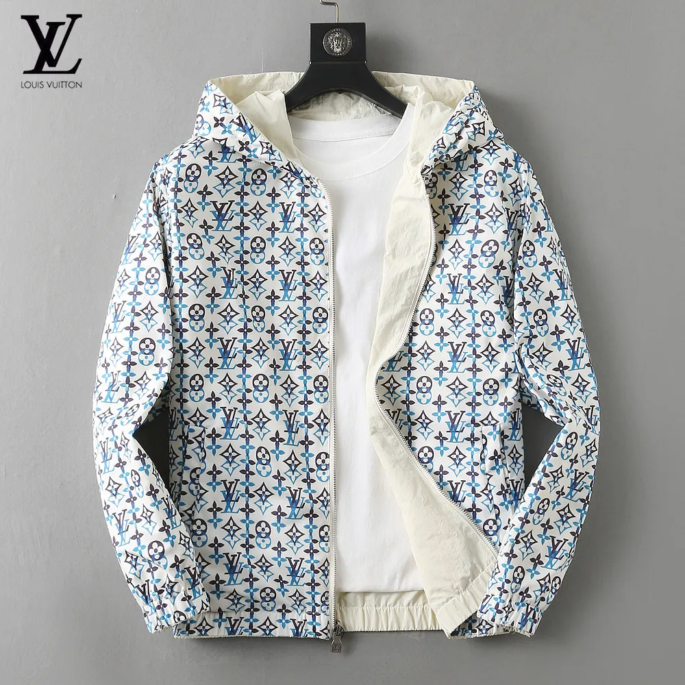Reversible Monogram Hooded Windbreaker Jacket D34023315