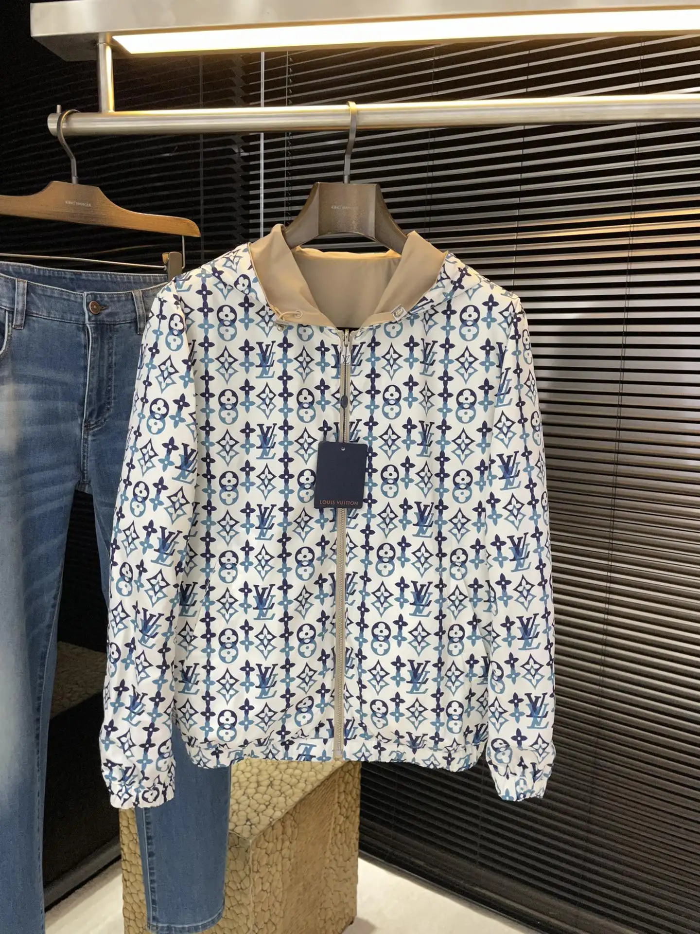 Reversible Monogram Hooded Jacket D34023360