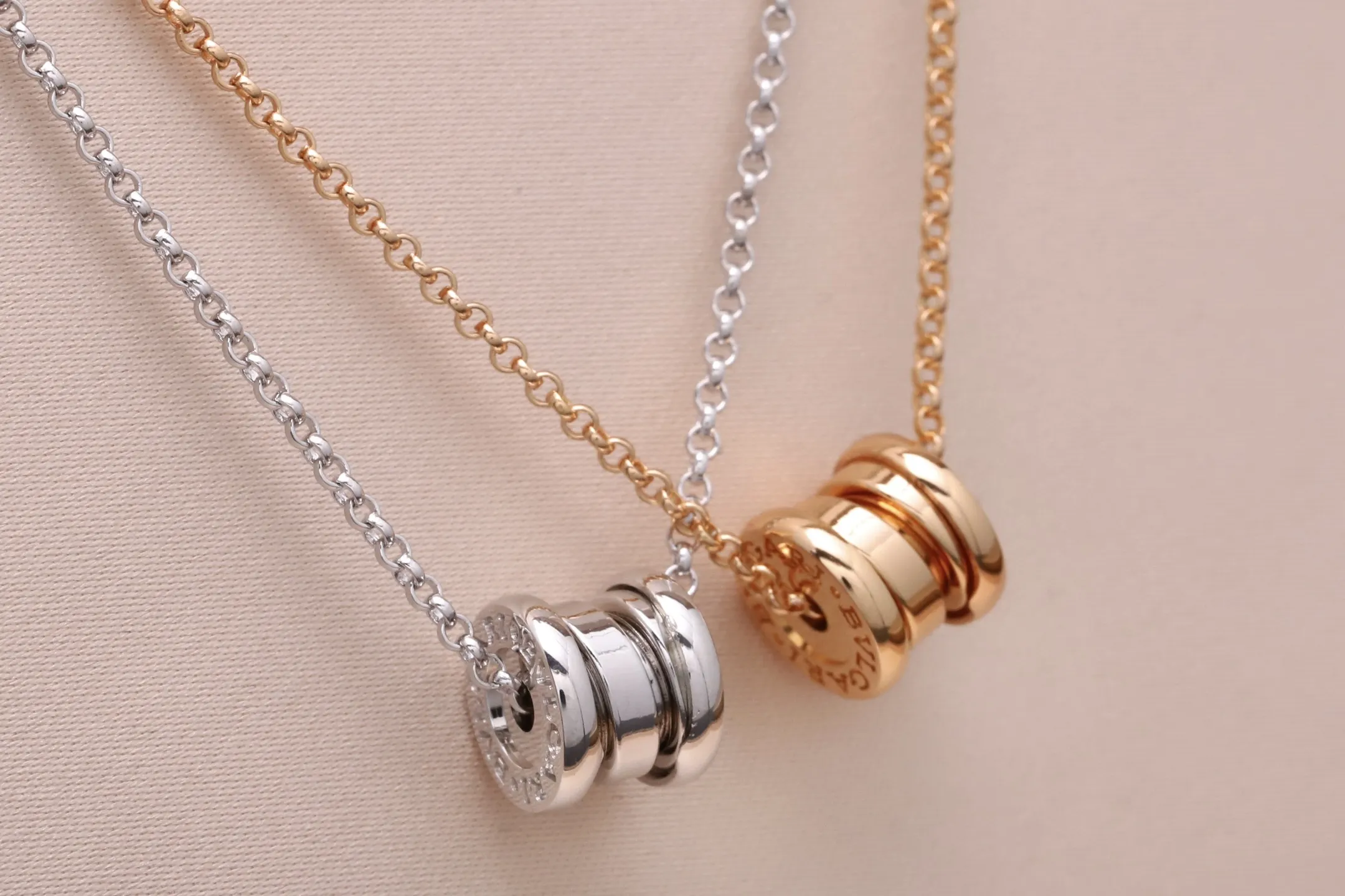 B.zero1 Rock Mini Pendant Necklace (Sterling Silver) D24017141 — view 3