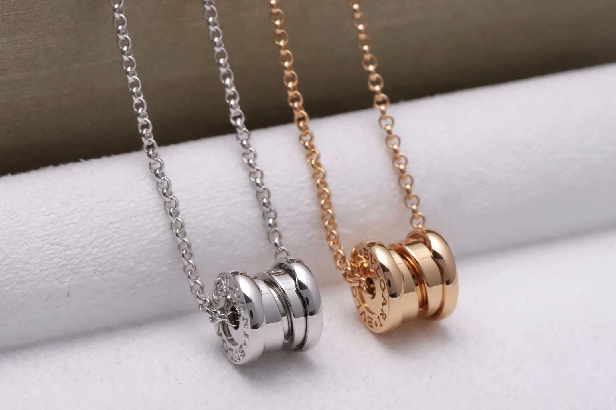B.zero1 Rock Mini Pendant Necklace (Sterling Silver) D24017141 — view 4