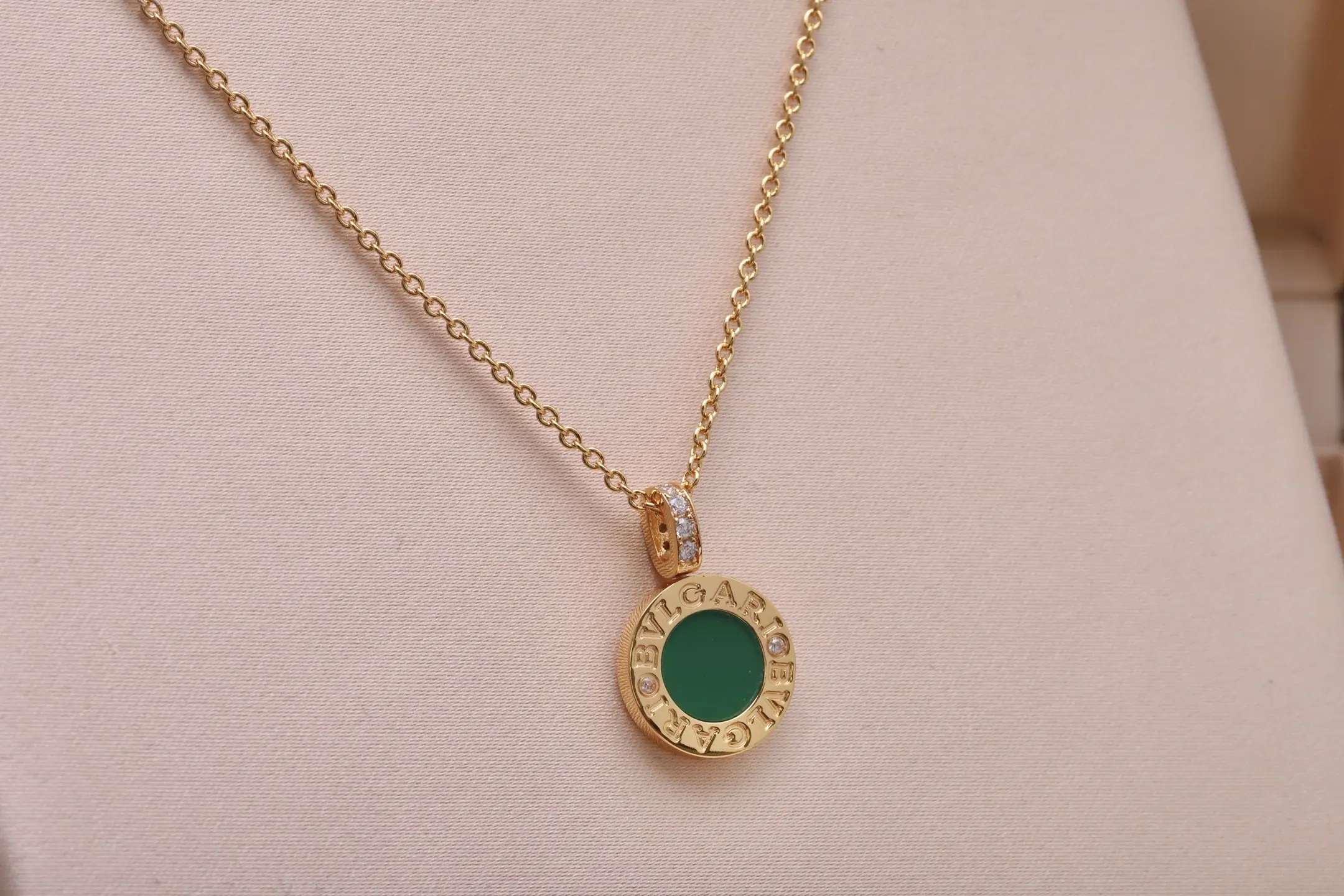Bulgari Bulgari Reversible Pendant Necklace (Gold-Plated Brass) D17517155 — view 3