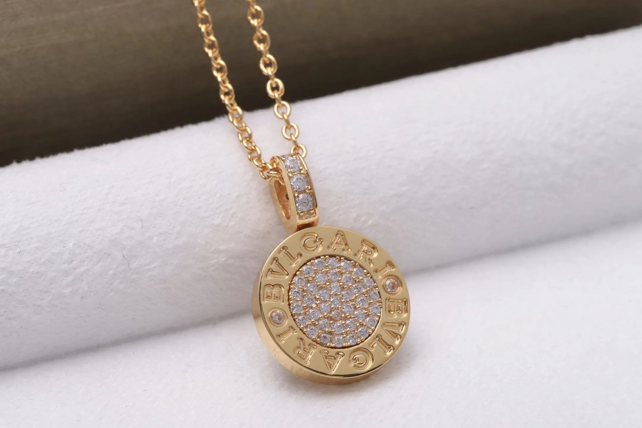 Bulgari Bulgari Reversible Pendant Necklace (Gold-Plated Brass) D17517155 — view 4