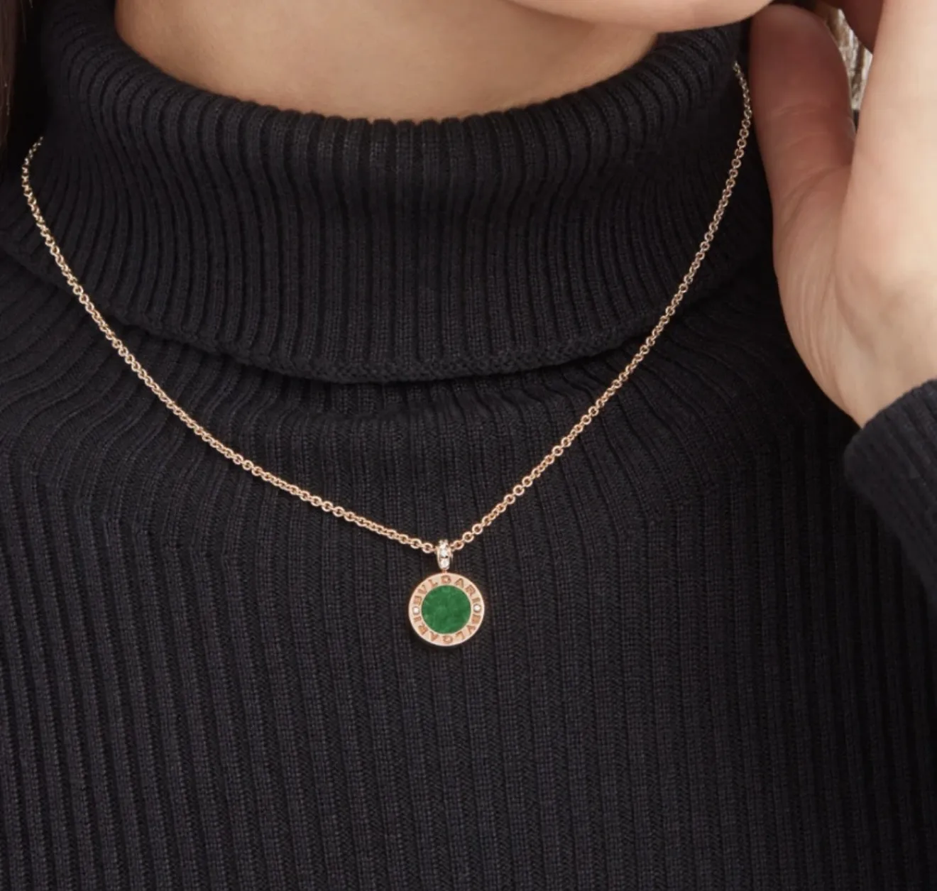Bulgari Bulgari Reversible Pendant Necklace (Gold-Plated Brass) D17517155 — view 10