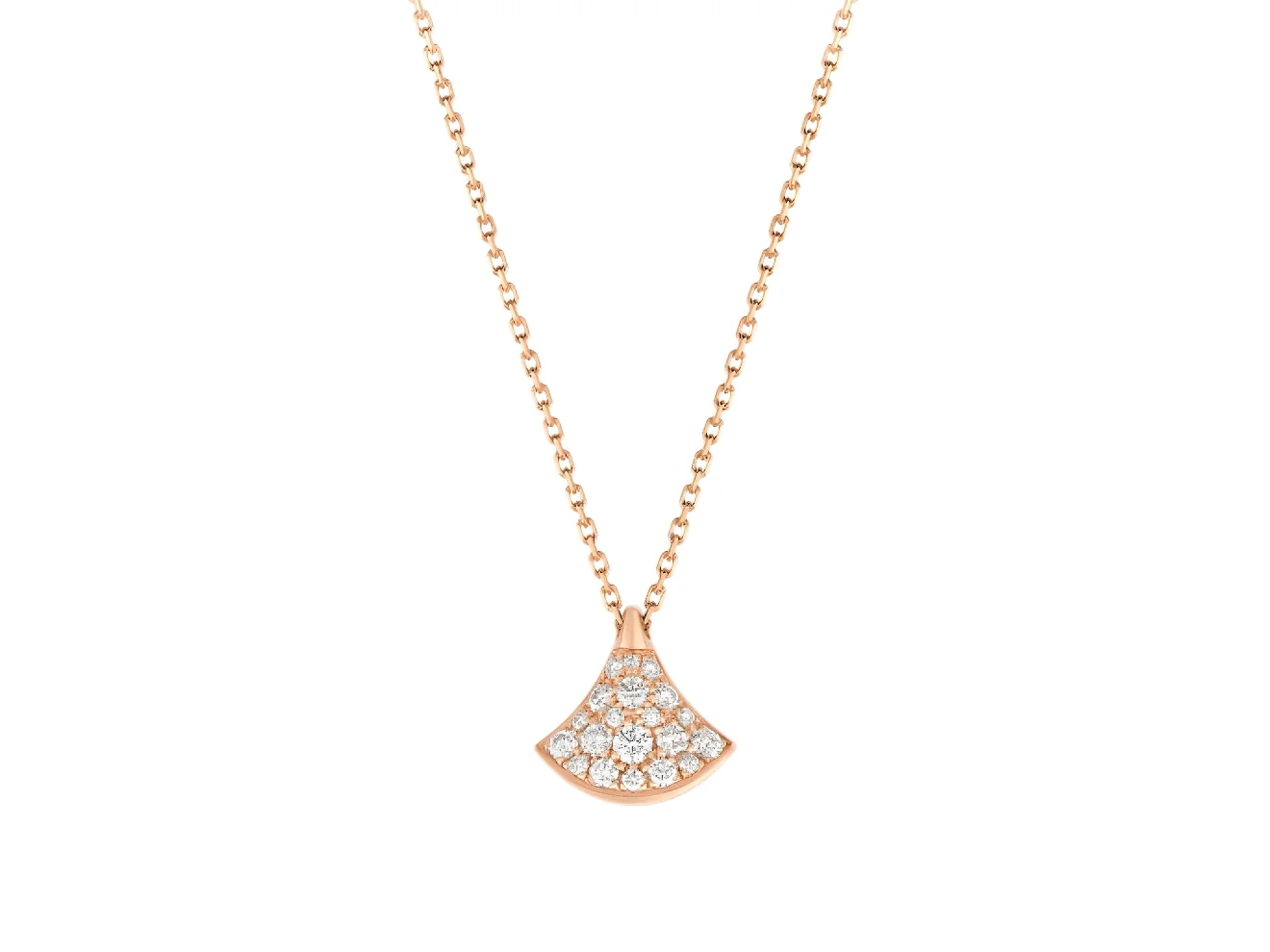 Divas' Dream Pavé Diamond Pendant Necklace (Gold-Plated Brass) D14517152