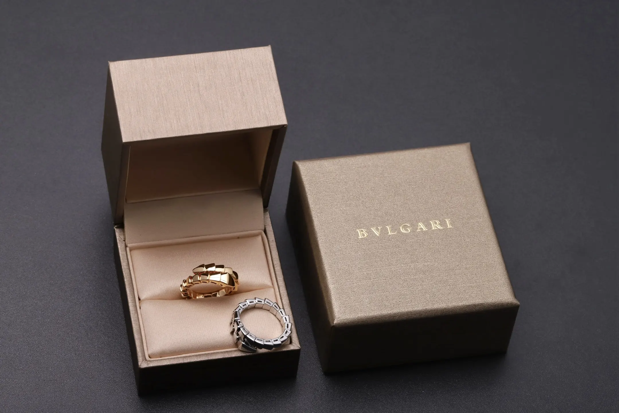 Serpenti Viper Ring (Gold-Plated Brass) D16517131 — view 3