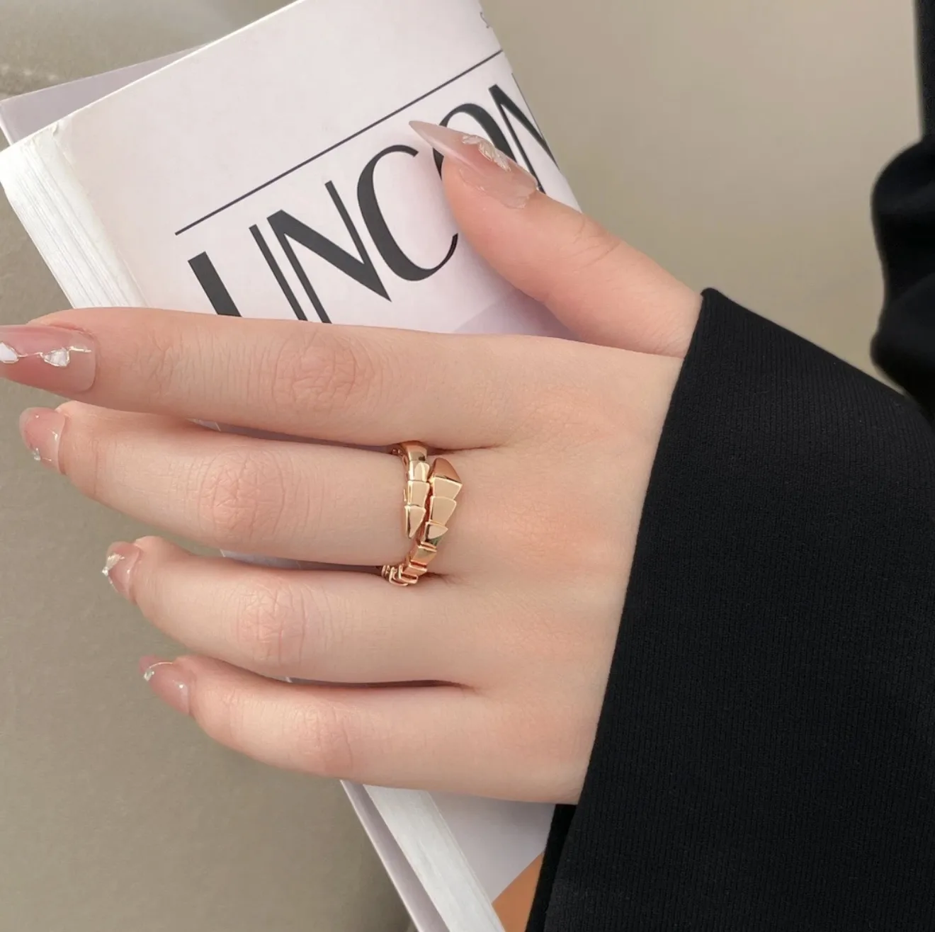 Serpenti Viper Ring (Gold-Plated Brass) D16517131 — view 10