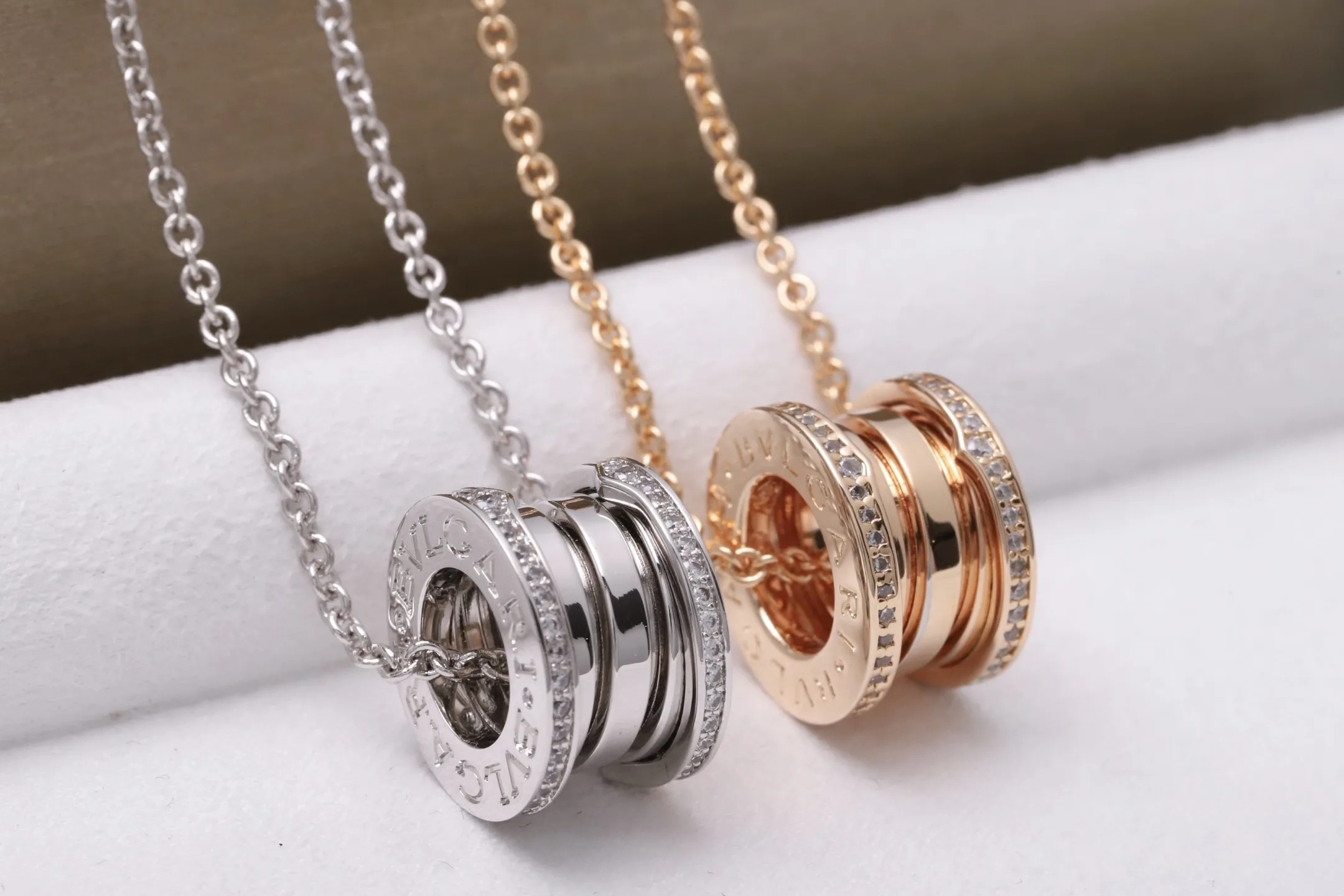 B.zero1 Rock Pendant Necklace (Sterling Silver) D34017139 — view 7