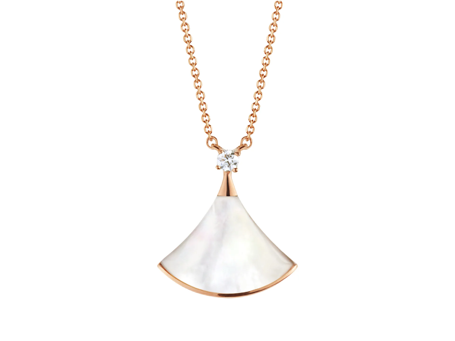 Diva's Dream Mother-of-Pearl Pendant Necklace (Sterling Silver) D19516966