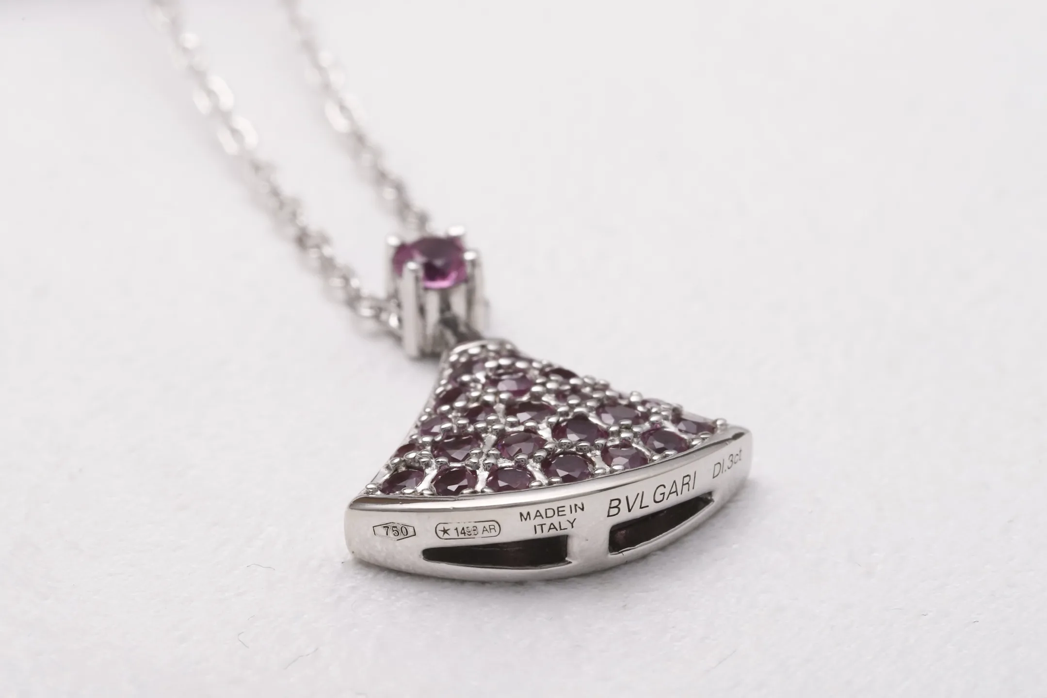 Divas' Dream Pink Sapphire Pendant Necklace (Sterling Silver) D28516971 — view 5