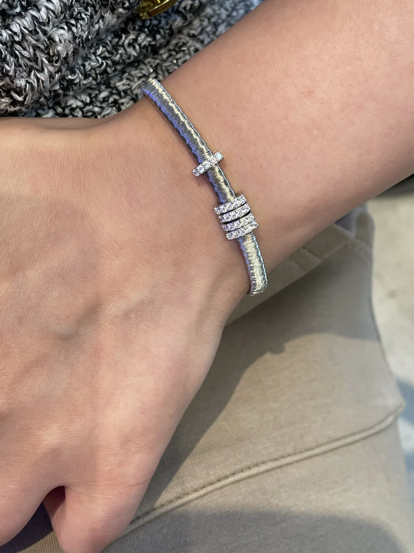 Piero Milano Coiled Wire Bracelet (Sterling Silver) D38016549 — view 8