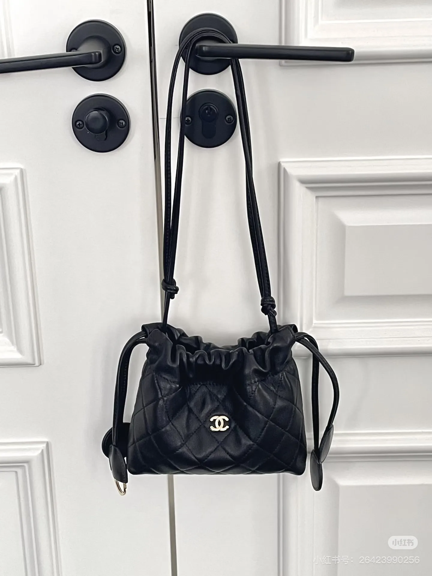 Chanel Quilted Drawstring Bucket Bag D37018279 — view 5