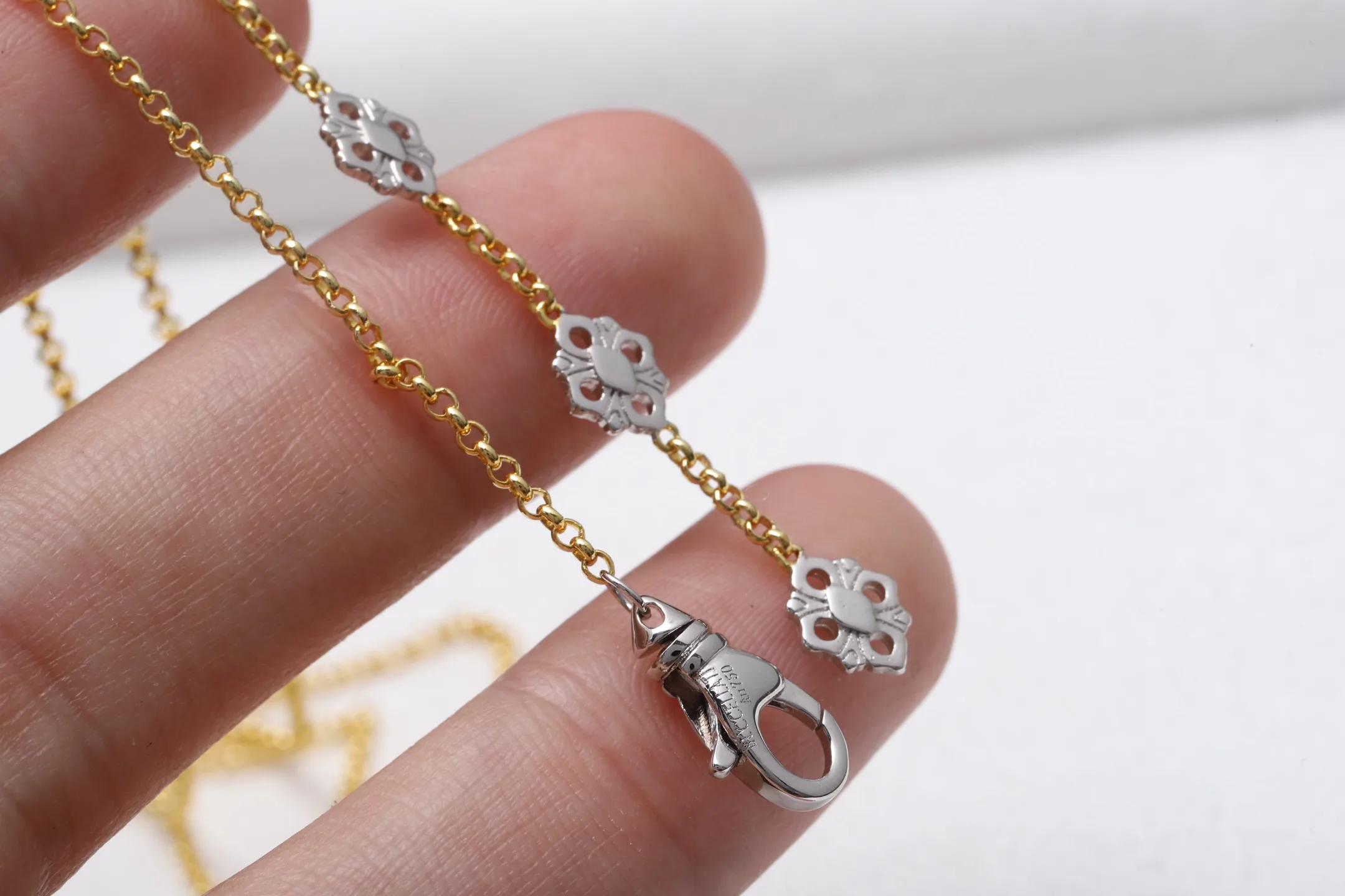 Opera Tulle Pendant Necklace (Gold-Plated Brass) D15016603 — view 6