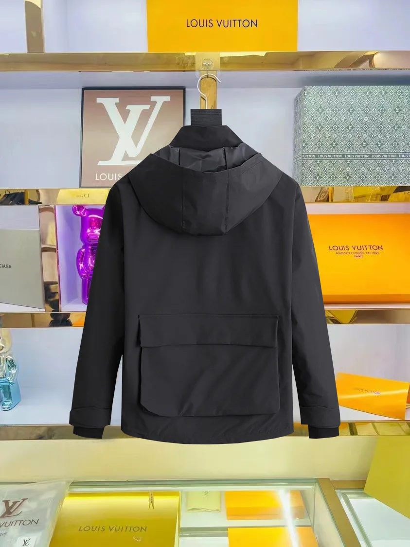 Logo-Patch Hooded Shell Jacket D25014336 — view 2