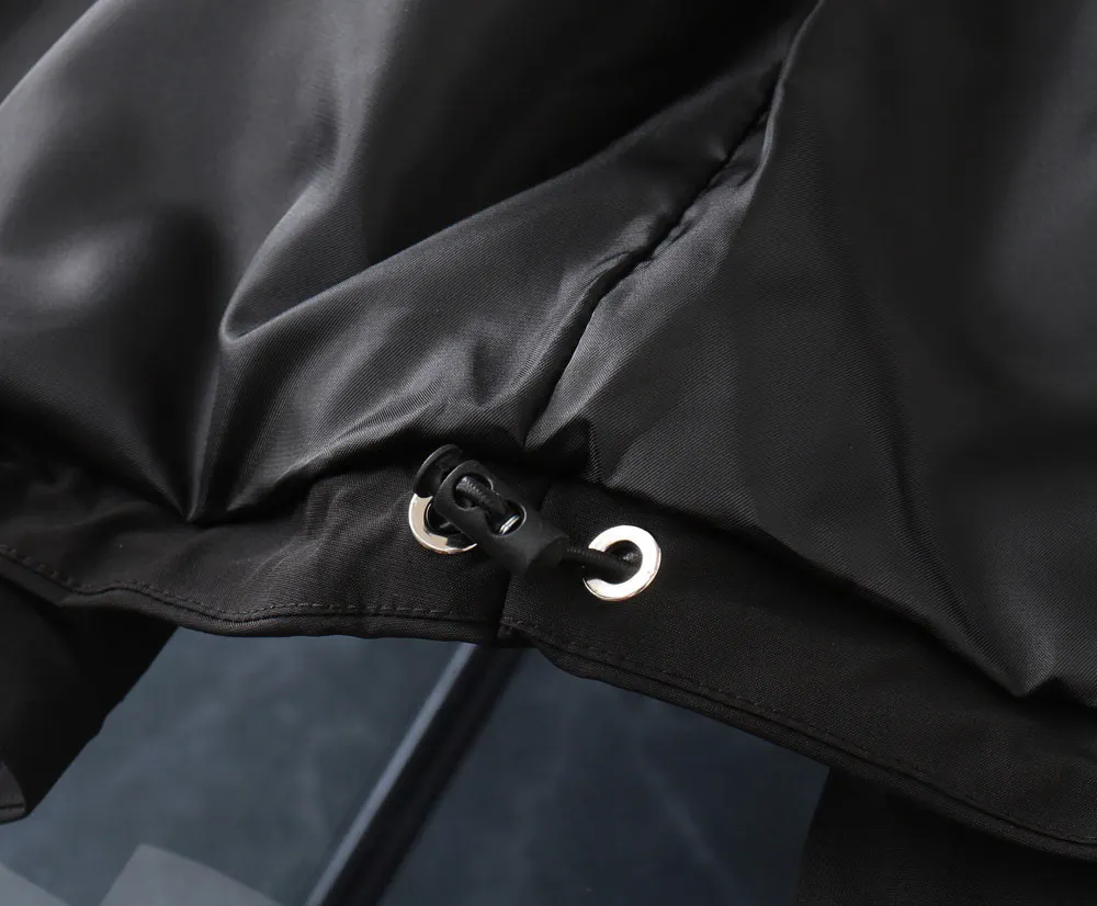 Logo-Patch Hooded Shell Jacket D25014336 — view 6