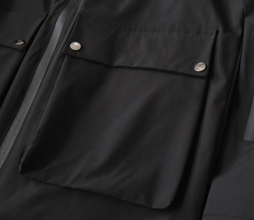 Logo-Patch Hooded Shell Jacket D25014336 — view 7