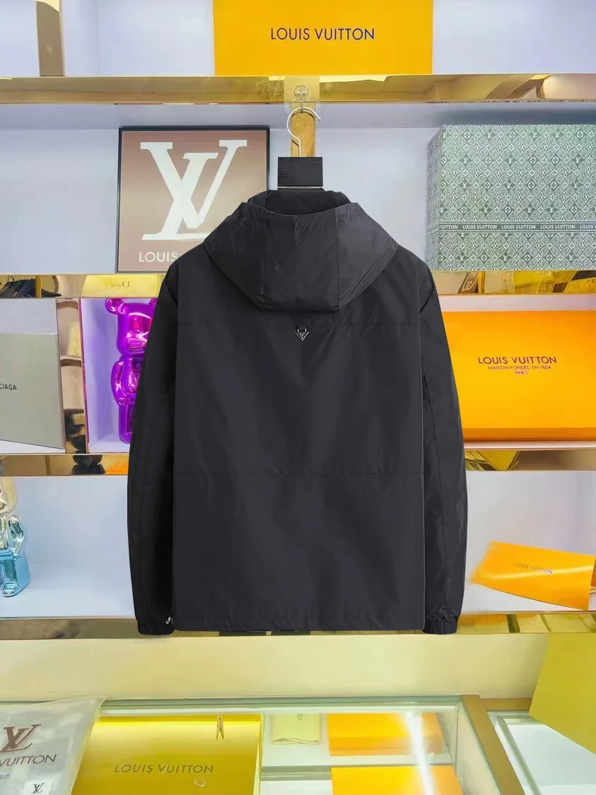 Logo-Plaque Hooded Shell Jacket D25014335 — view 2
