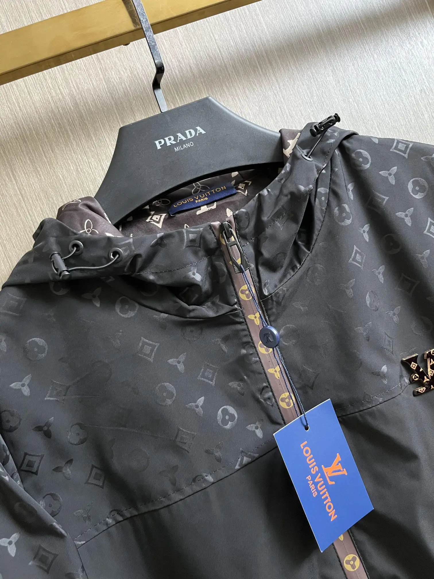 Monogram Hooded Windbreaker Jacket D28014333 — view 3