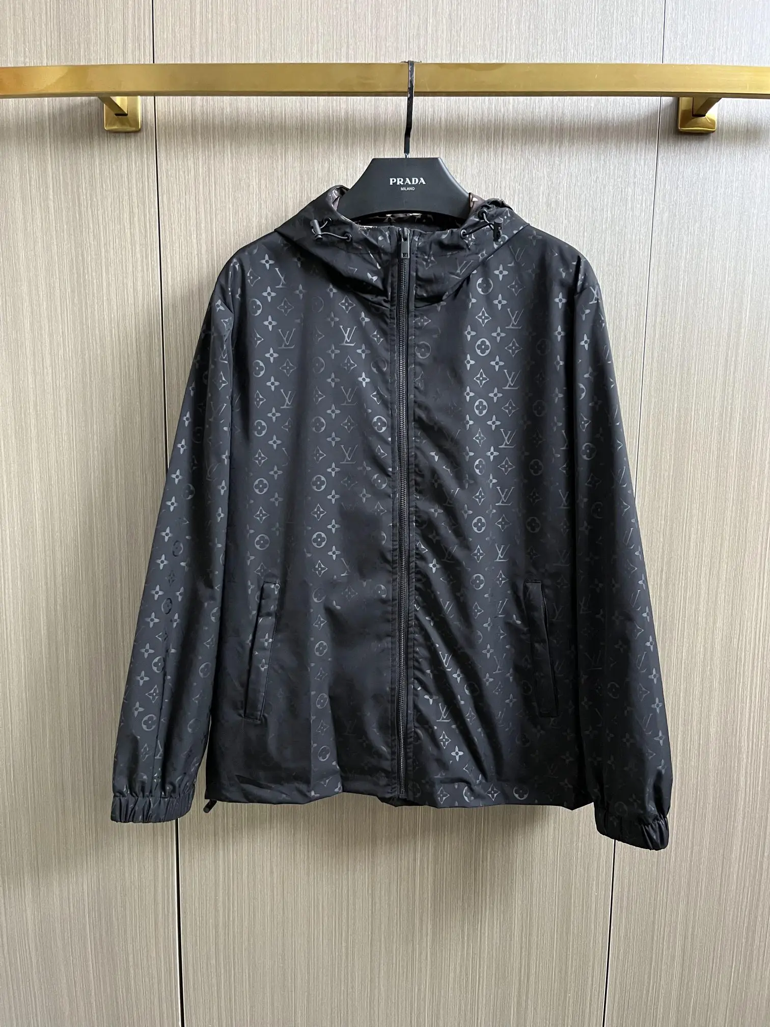 Monogram Hooded Windbreaker Jacket D29014334