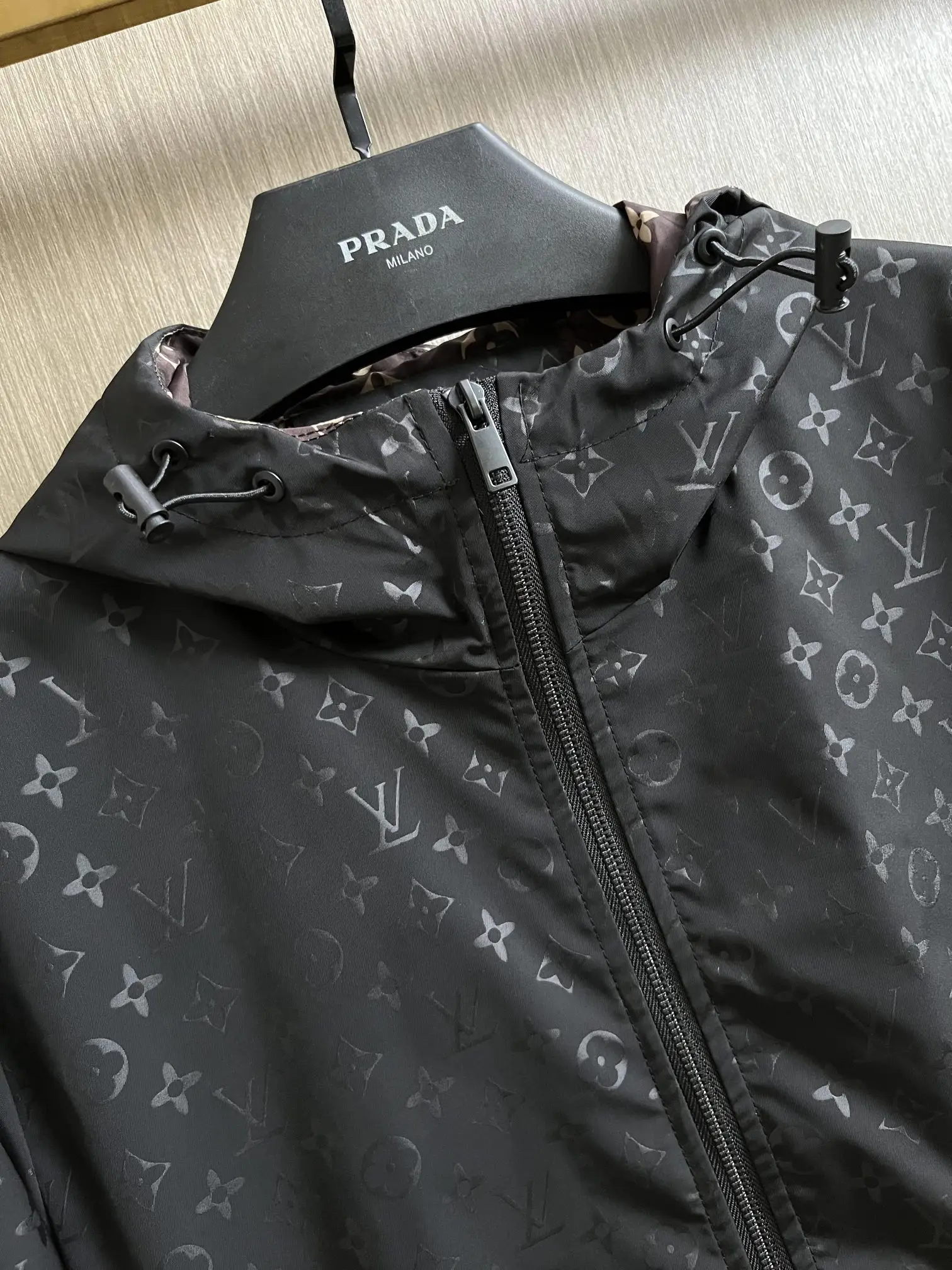 Monogram Hooded Windbreaker Jacket D29014334 — view 3