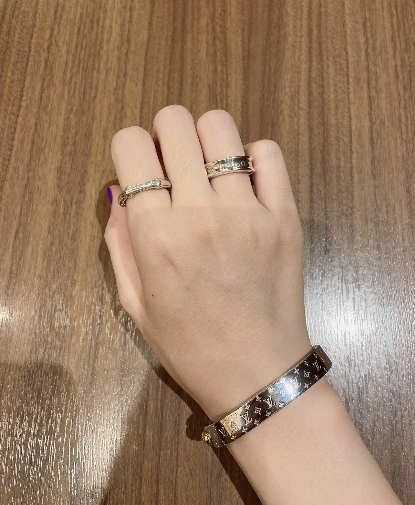 1837 Engraved Band Ring (Sterling Silver) D17016804 — view 9