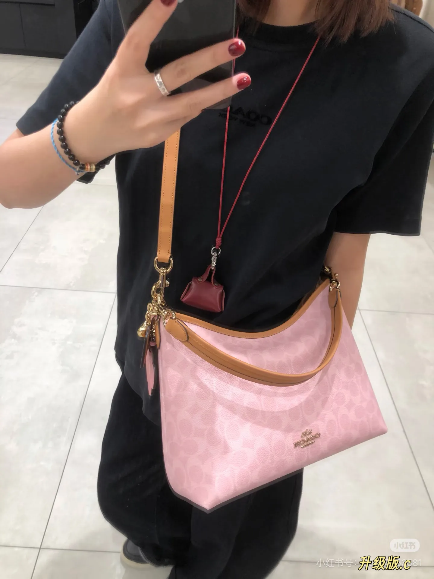 Coach Swinger Shoulder Bag in Signature Canvas D35518409 — view 2