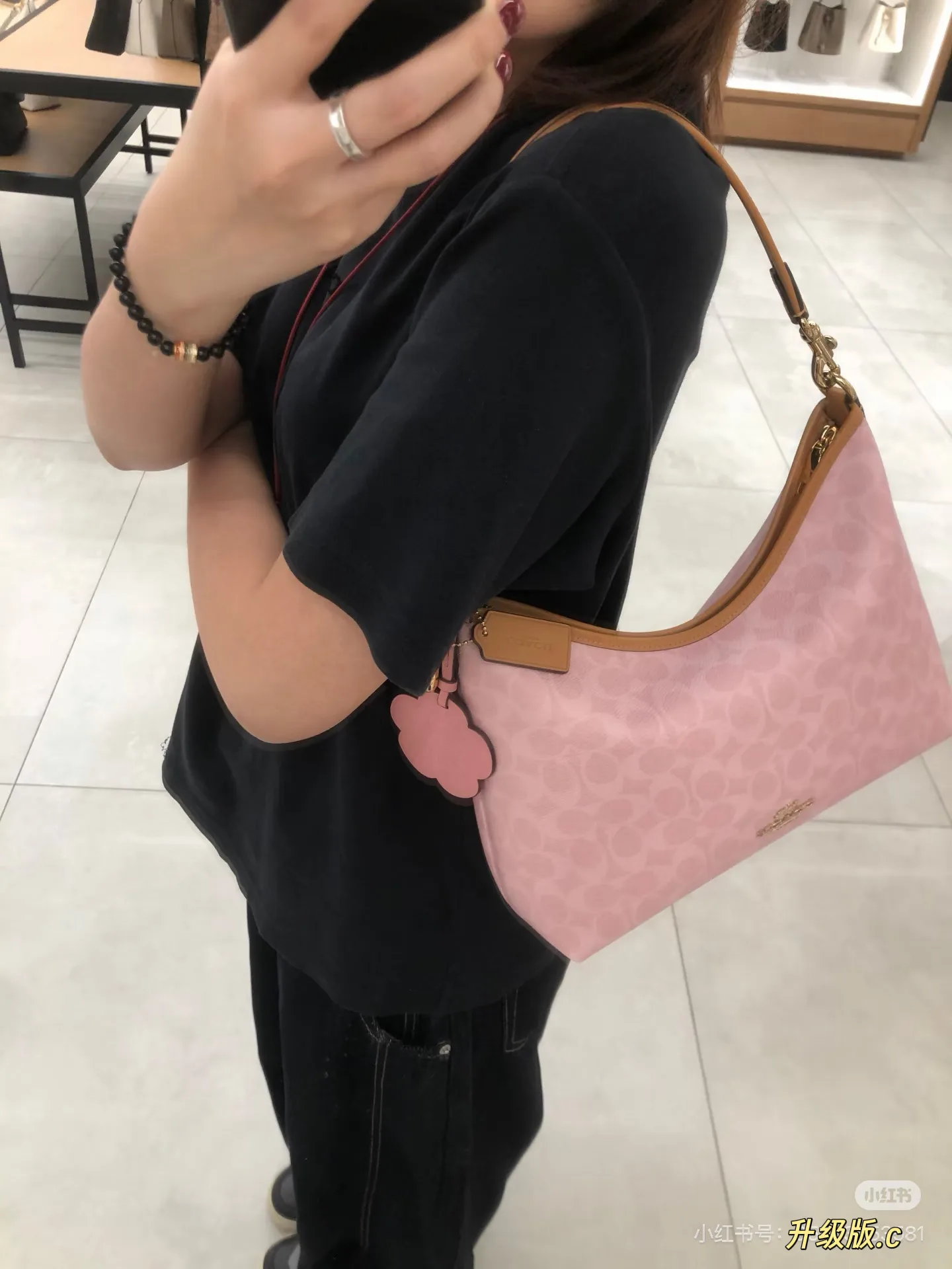 Coach Swinger Shoulder Bag in Signature Canvas D35518409 — view 4