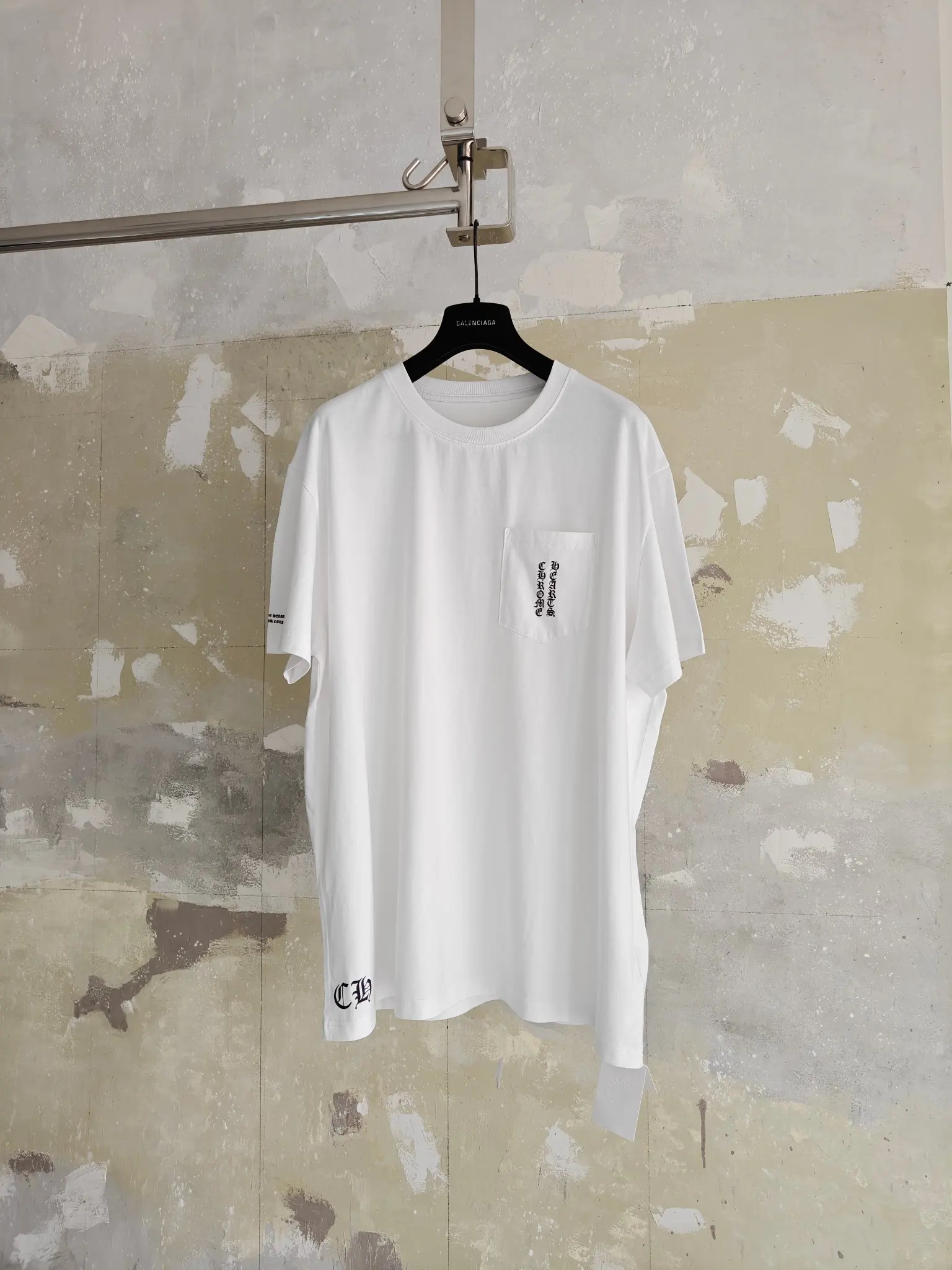 Logo Print Cotton Jersey Pocket T-Shirt D16014261