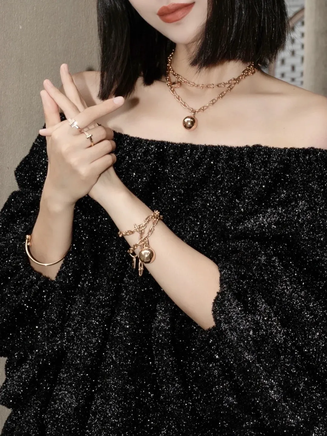 Hardwear Wrap Necklace with Padlock and Ball D32017566 — view 7