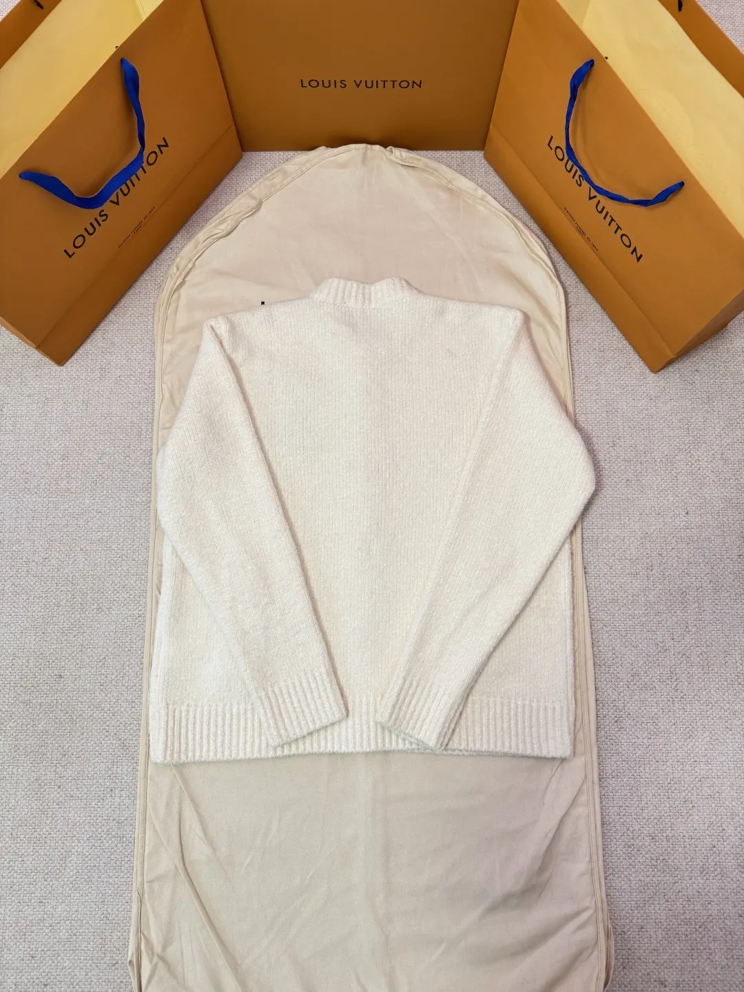 Logo Intarsia Wool-Blend Cardigan D22015985 — view 2