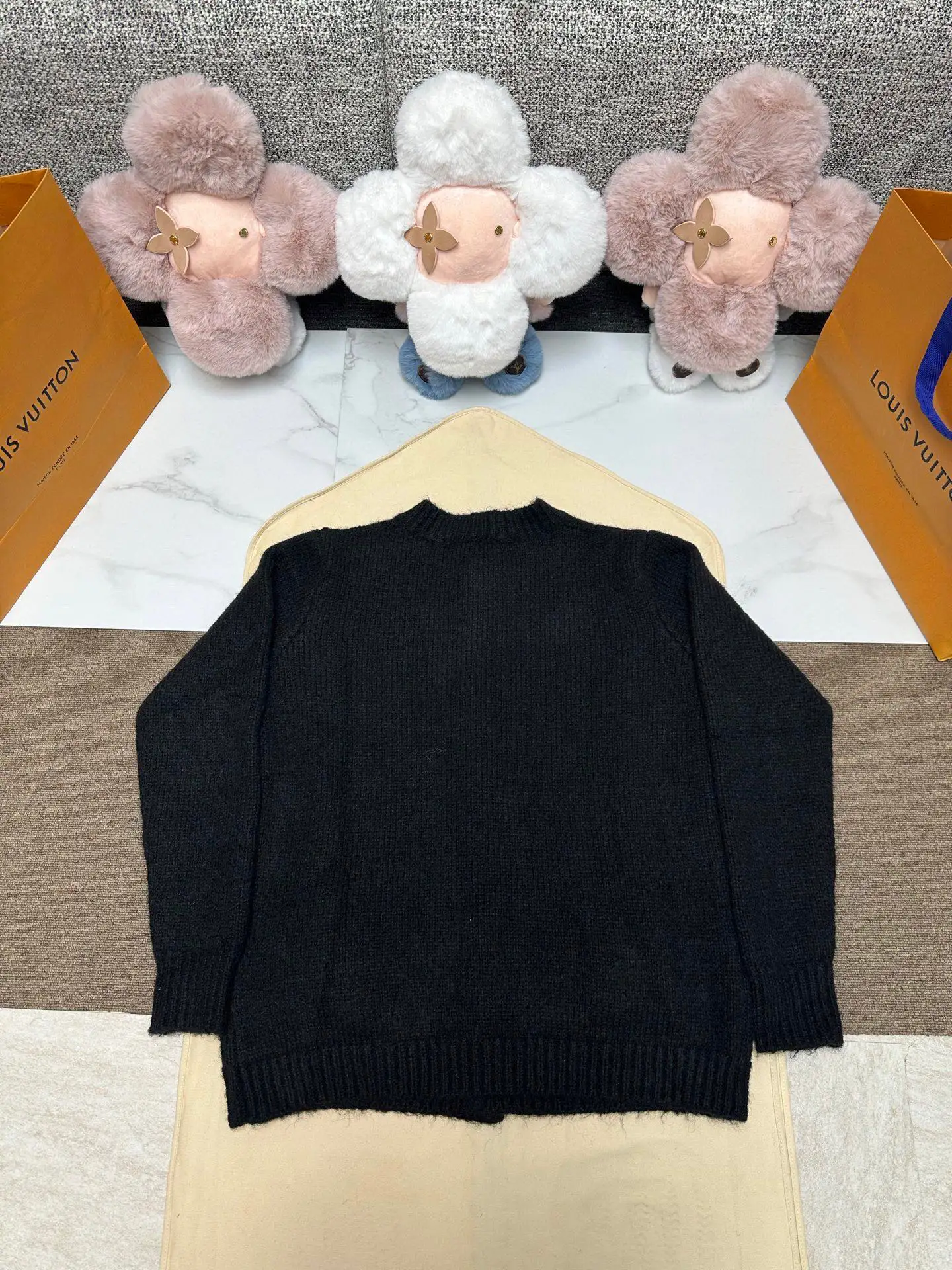 Logo Intarsia Wool-Blend Cardigan D22015985 — view 4