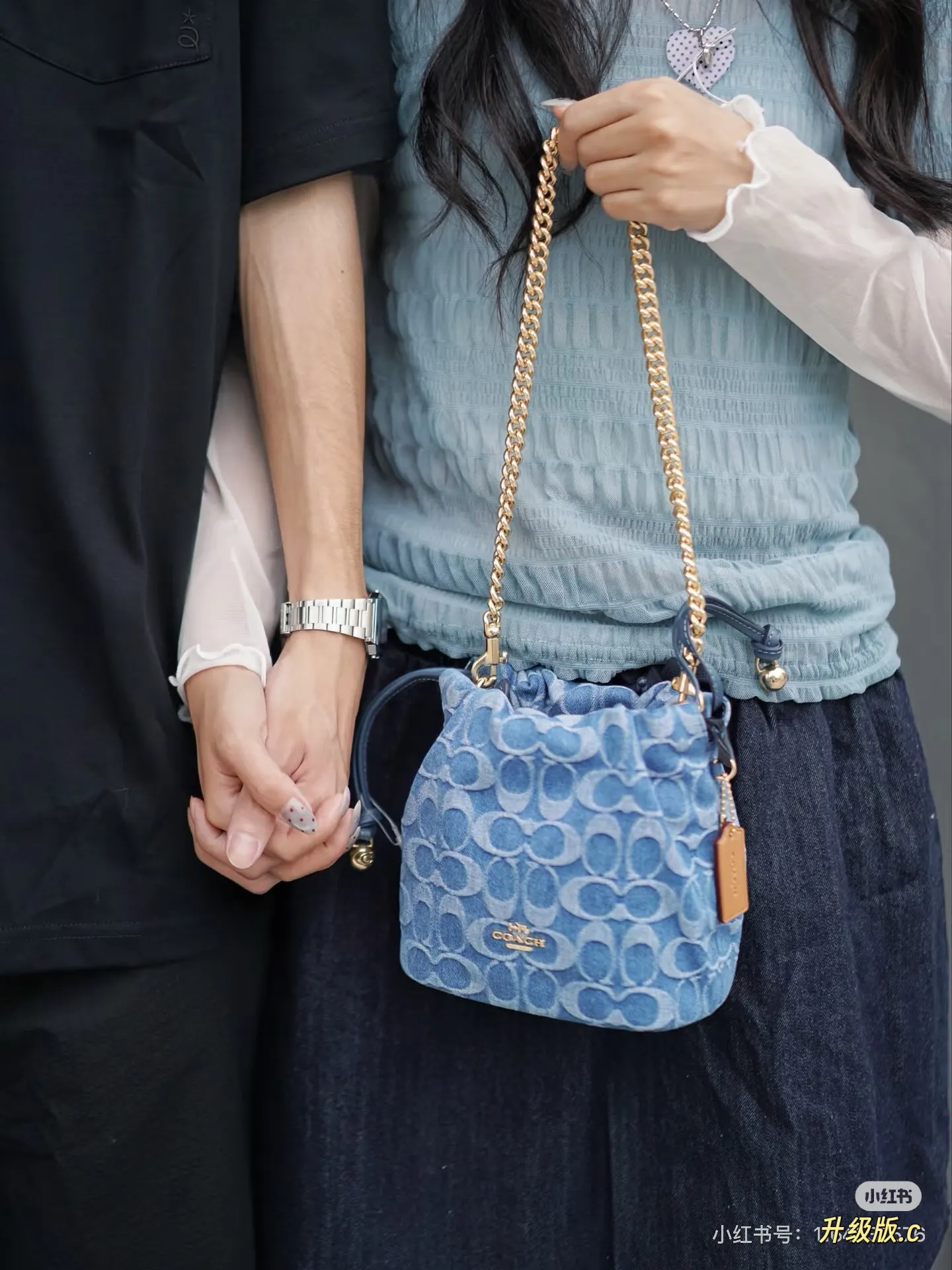 Denim Bucket Bag D34518416 — view 6
