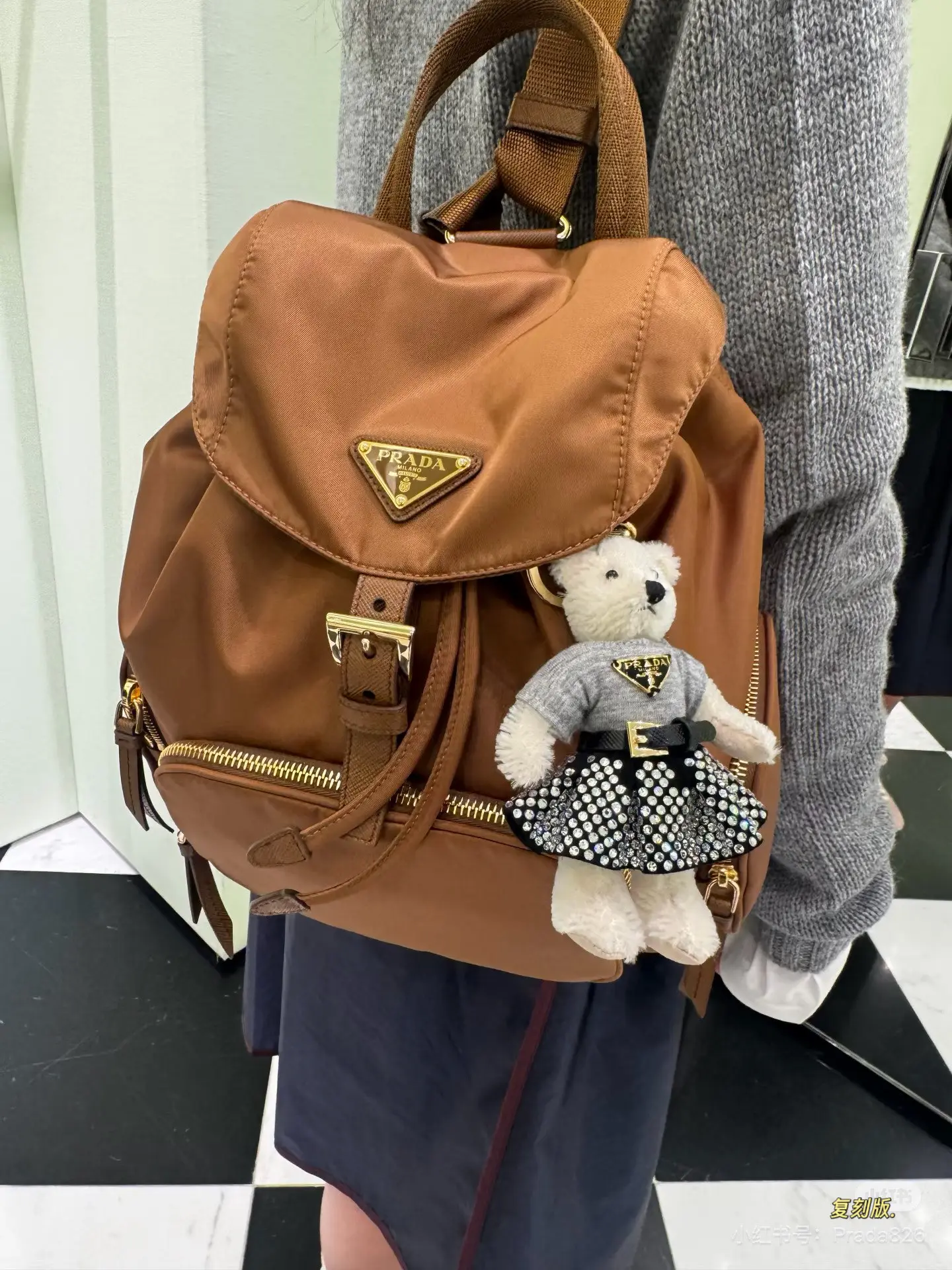 Prada Re-Edition Nylon Backpack D40517805 — view 2