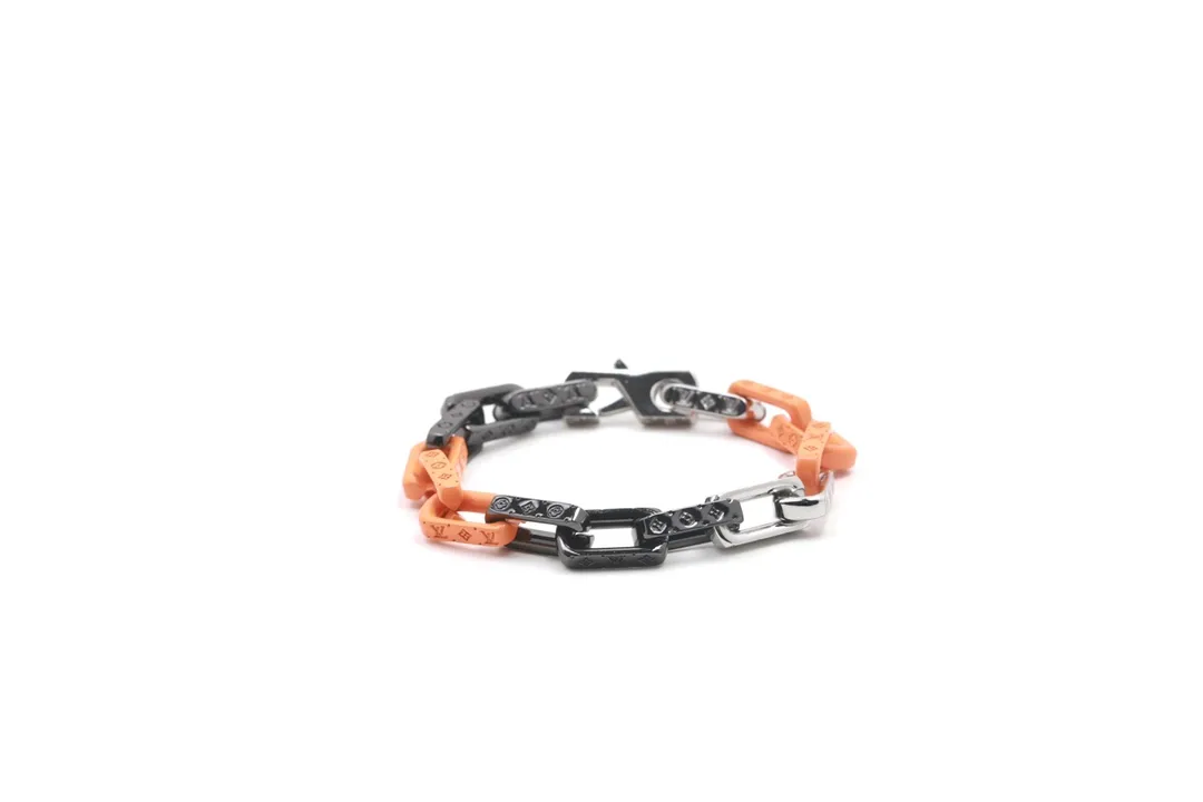 Monogram Chain Links Bracelet (Titanium Steel) D11017409 — view 2