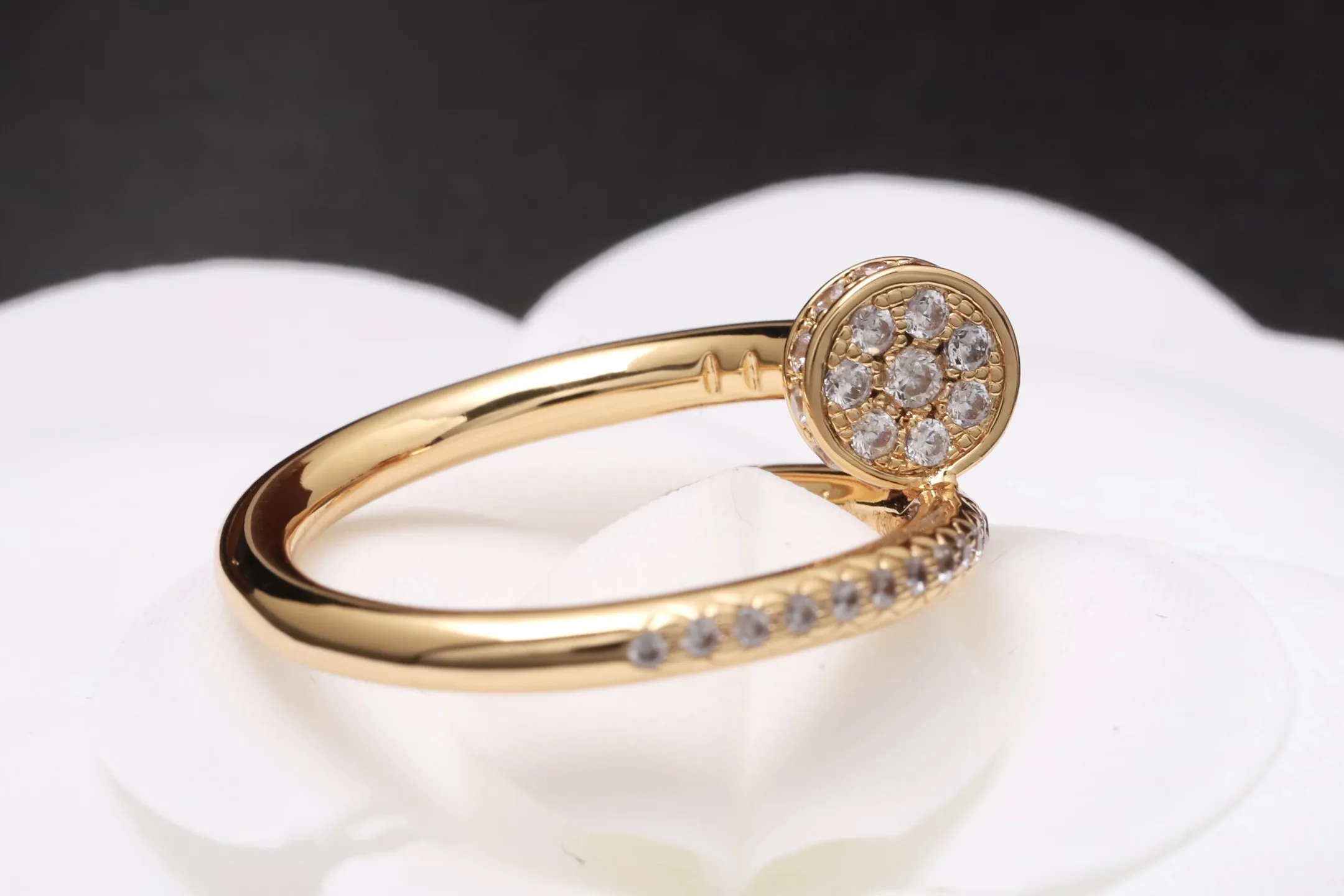 Juste un Clou Diamond-Set Nail Ring D15517332 — view 4