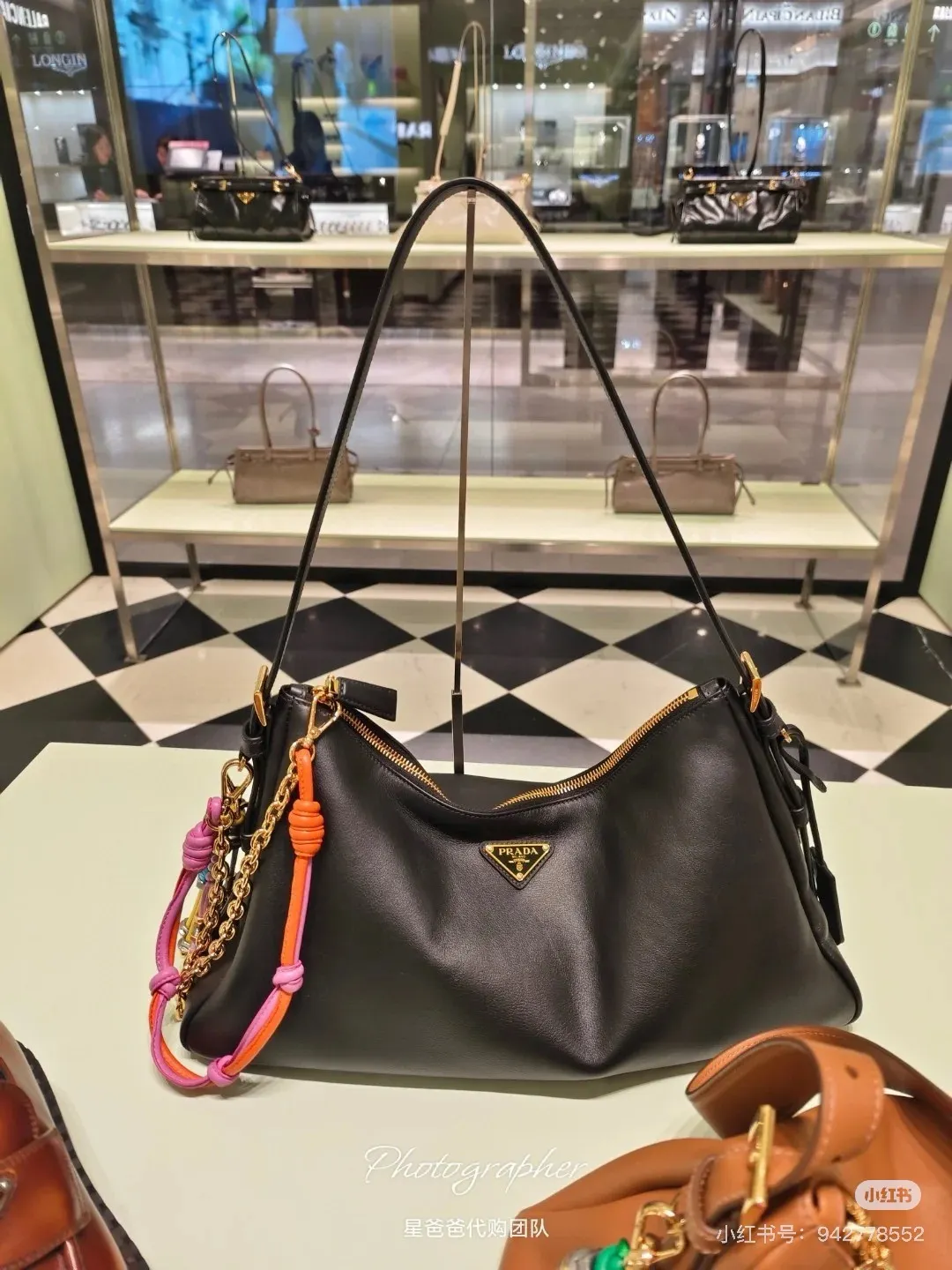 Prada Hobo Shoulder Bag D31018184 — view 2