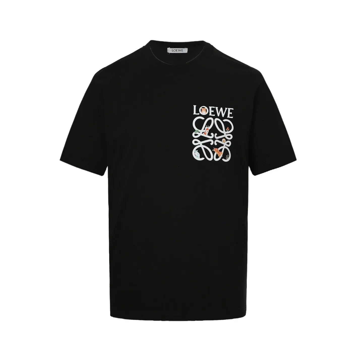 Anagram Animal Print Cotton T-Shirt D20012612