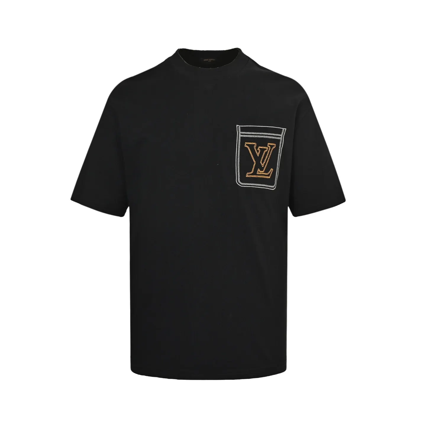 Embroidered Trompe L'oeil Pocket T-Shirt D20512634