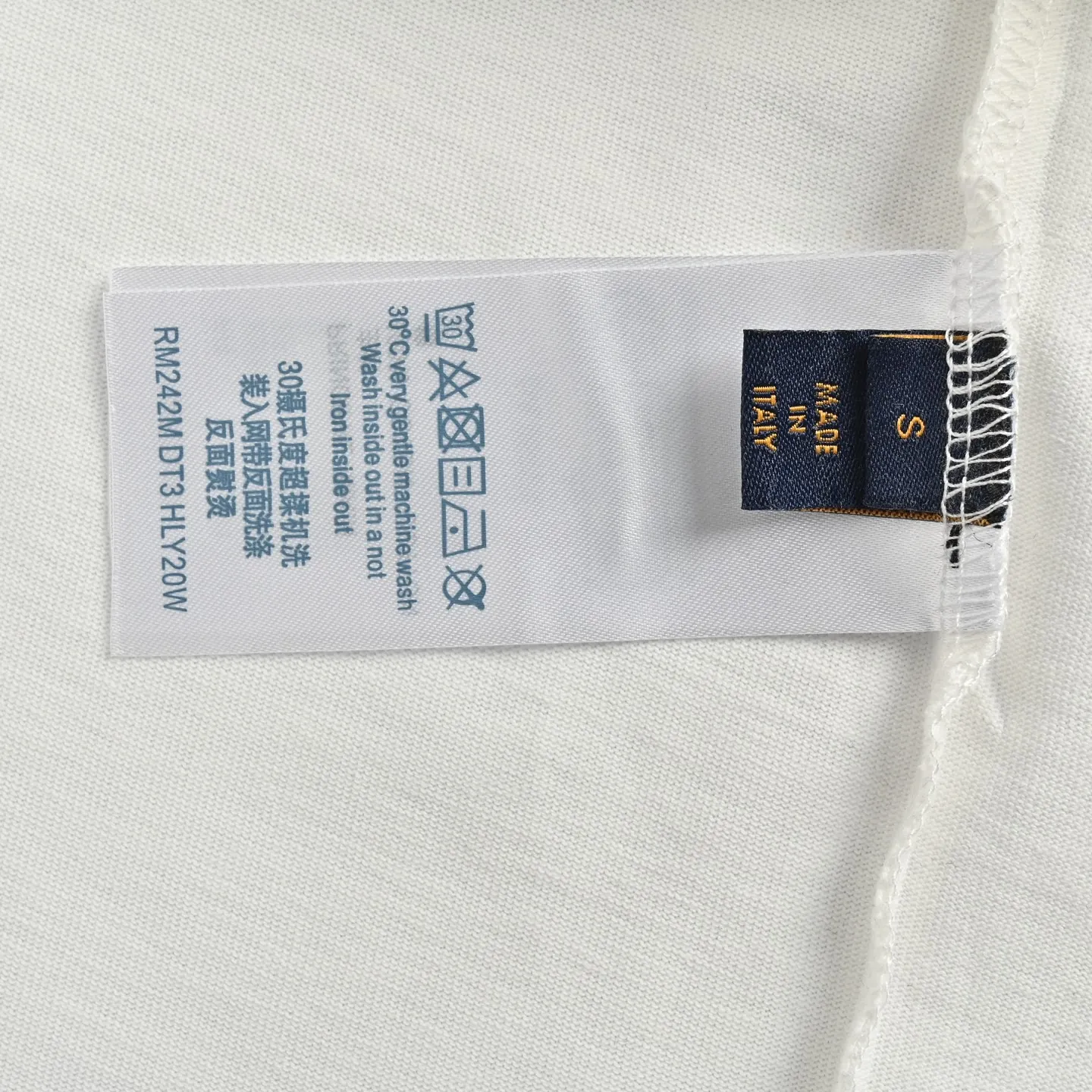 Embroidered Faux-Pocket Cotton T-Shirt D20512635 — view 6