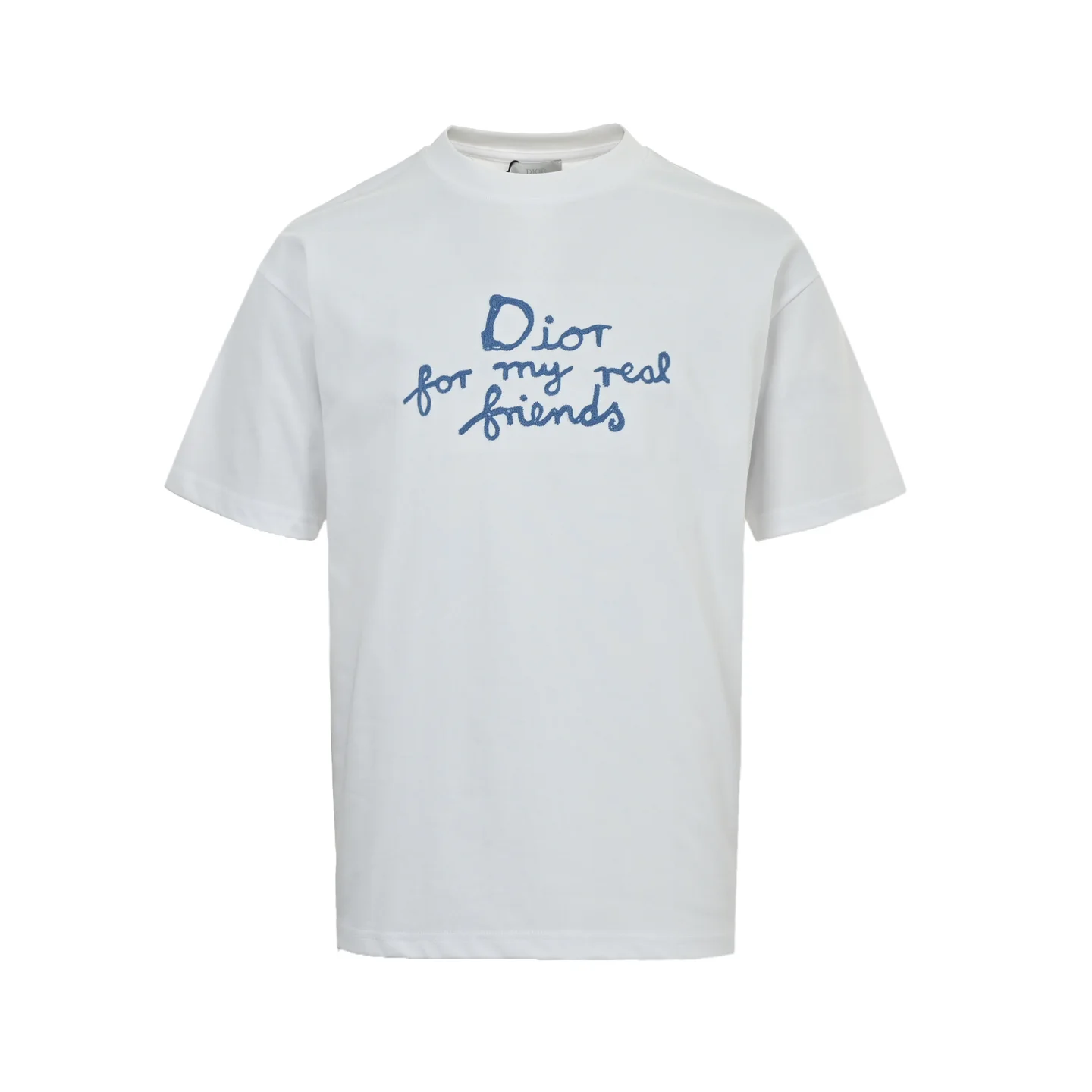 Embroidered Logo Cotton T-Shirt D21012617