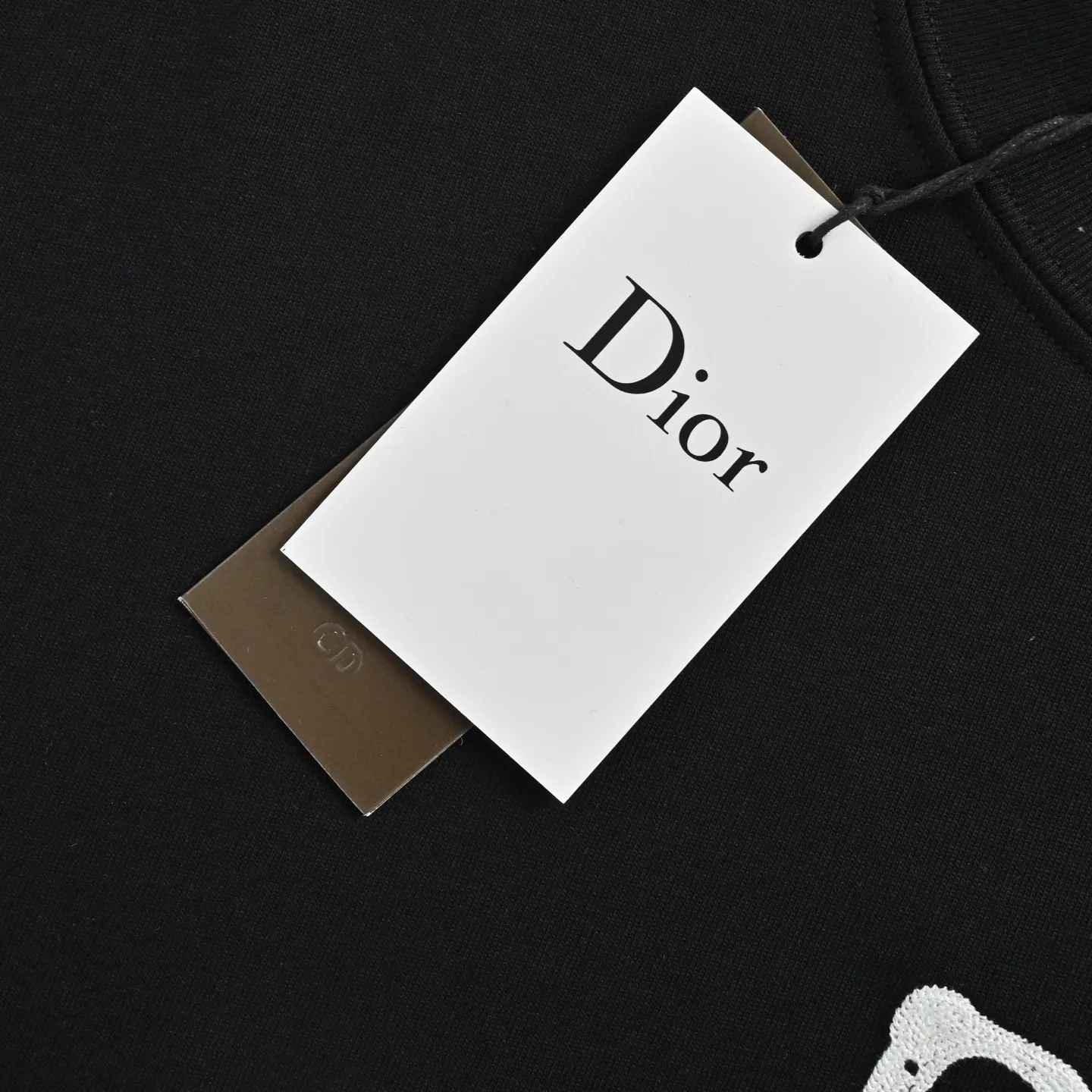 Embroidered Logo Cotton T-Shirt D21012618 — view 7