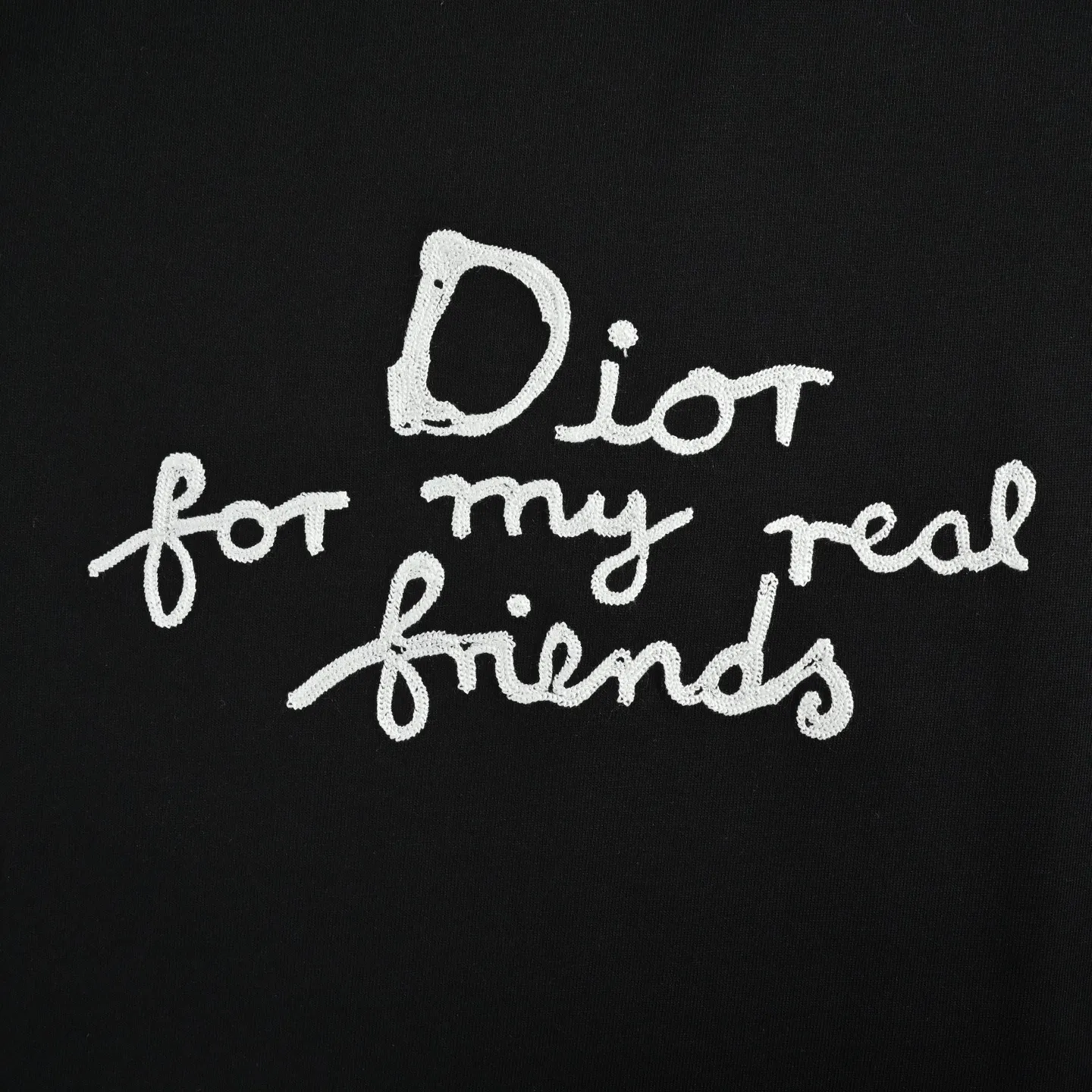 Embroidered Logo Cotton T-Shirt D21012618 — view 8